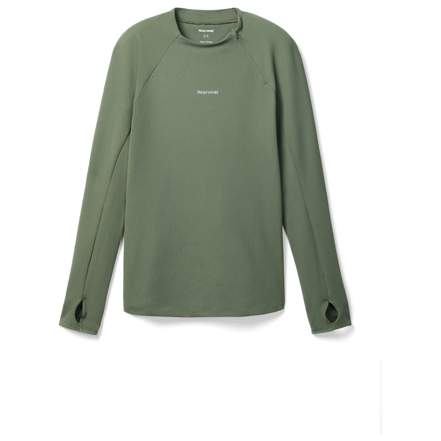 Мъжка тениска Nnormal Trail Long Sleeve Running shirt - Dark Green