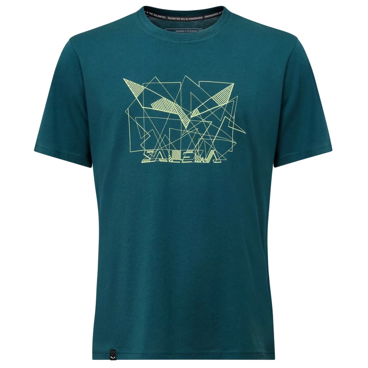 Спортна тениска Salewa Eagle Geometric T-Shirt Sport shirt - Pond Blue