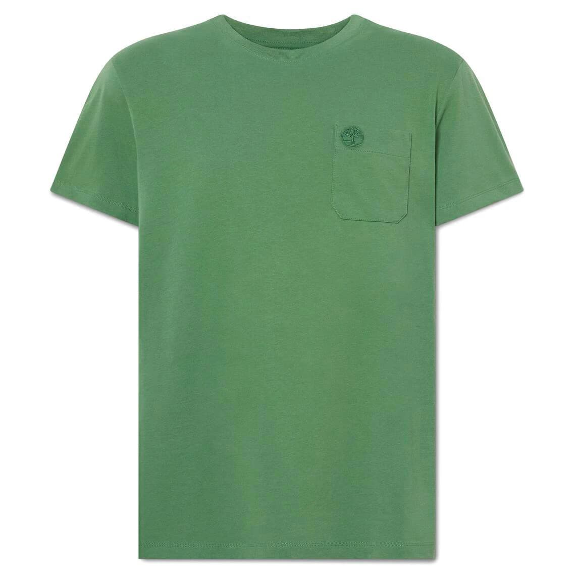 Мъжка тениска Timberland Dunstan River Chest Pocket Short Sleeve Tee T-shirt - Myrtle