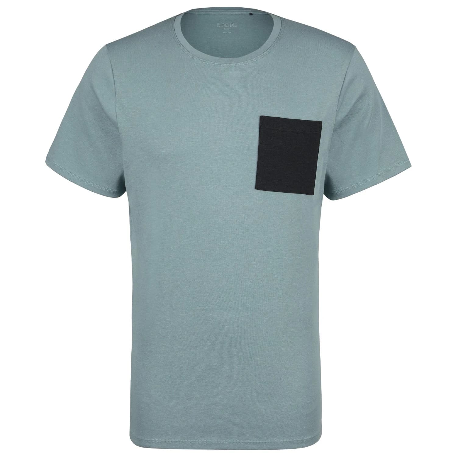 Мъжка тениска Stoic Hemp30 AmalSt. Pocket Tee T-shirt - Slate Blue / Black