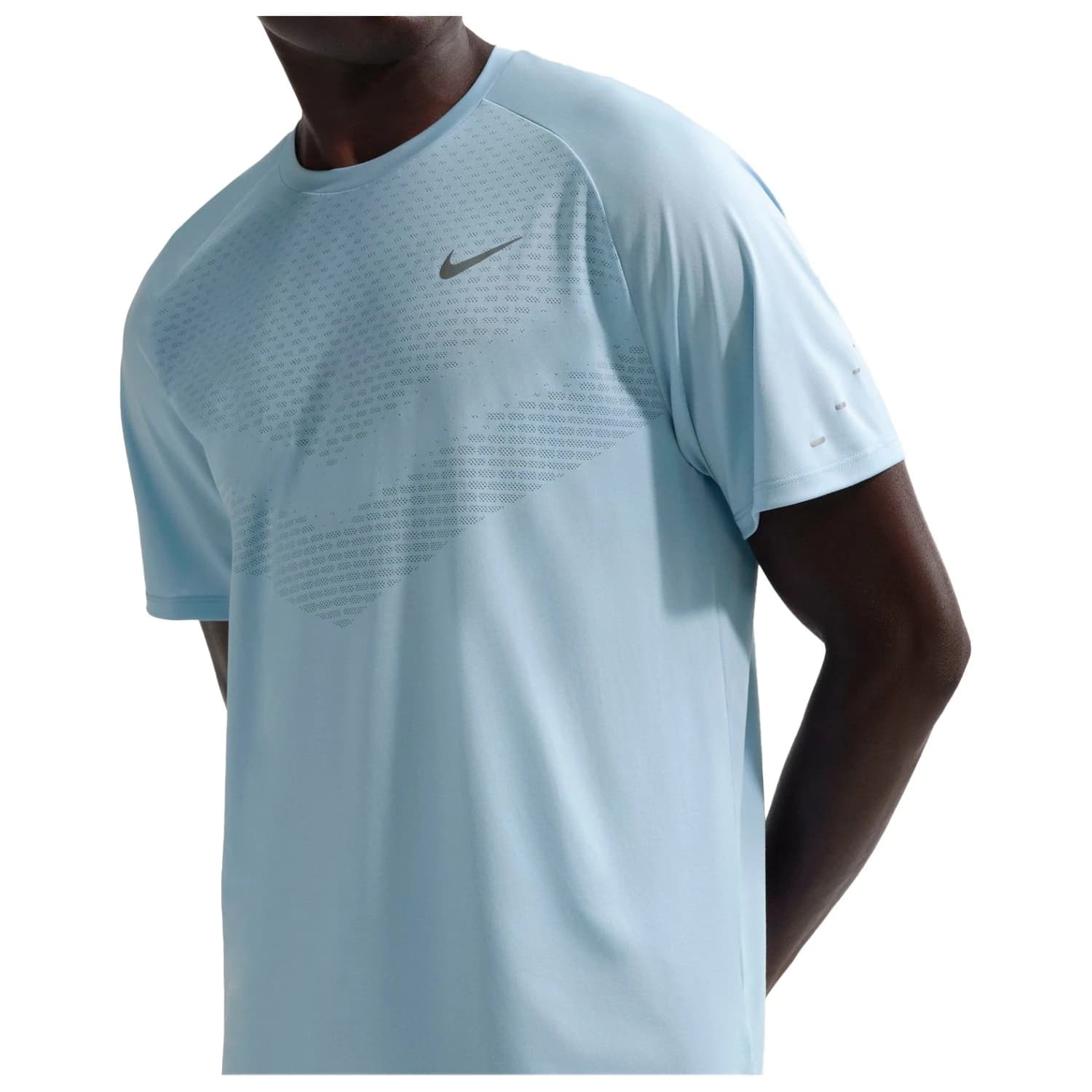 Мъжка тениска Nike Stride Dri-Fit ADV Short-Sleeve Running Top Running shirt - Light Armory Blue / Reflective Silver
