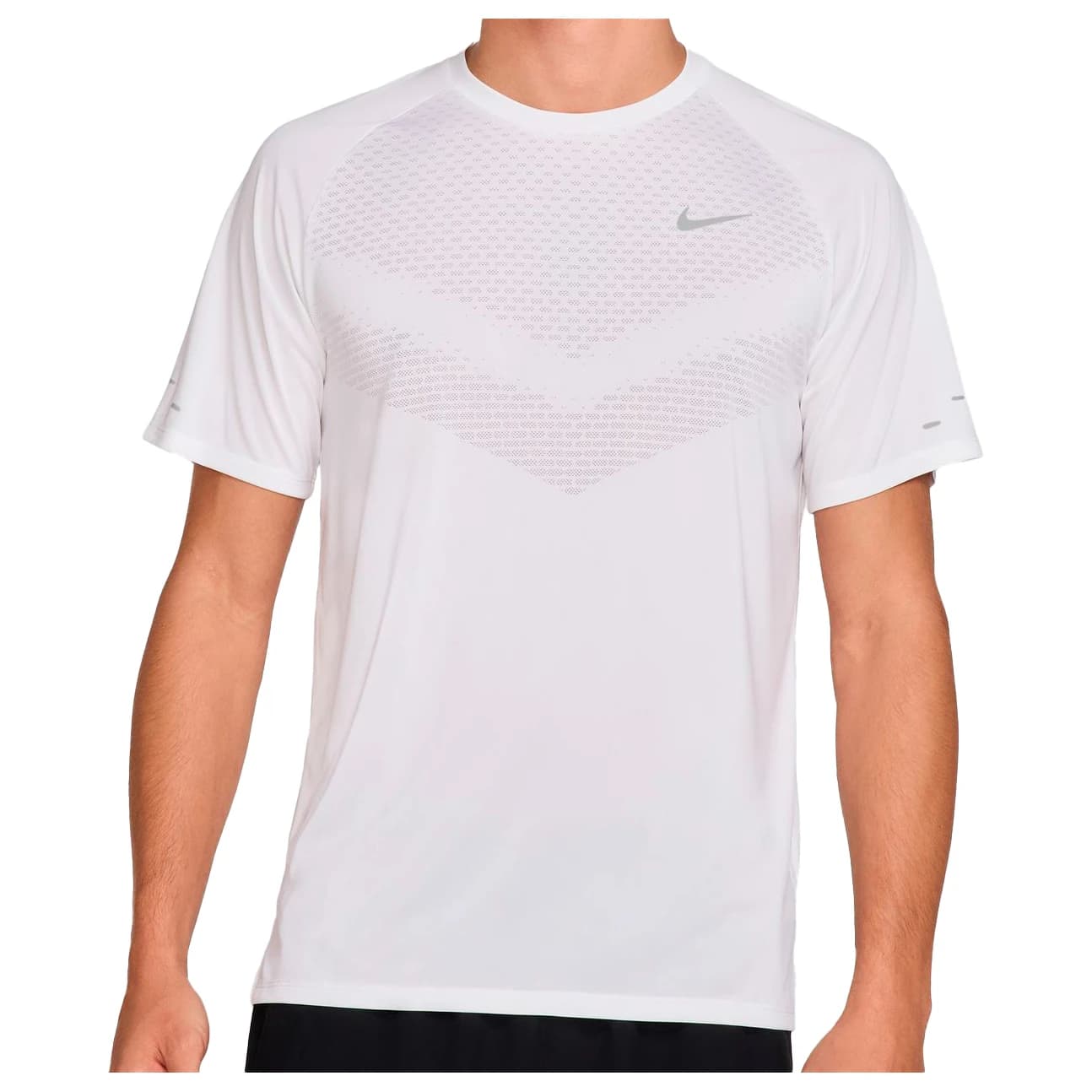 Мъжка тениска Nike Stride Dri-Fit ADV Short-Sleeve Running Top Running shirt - White / Reflective Silver