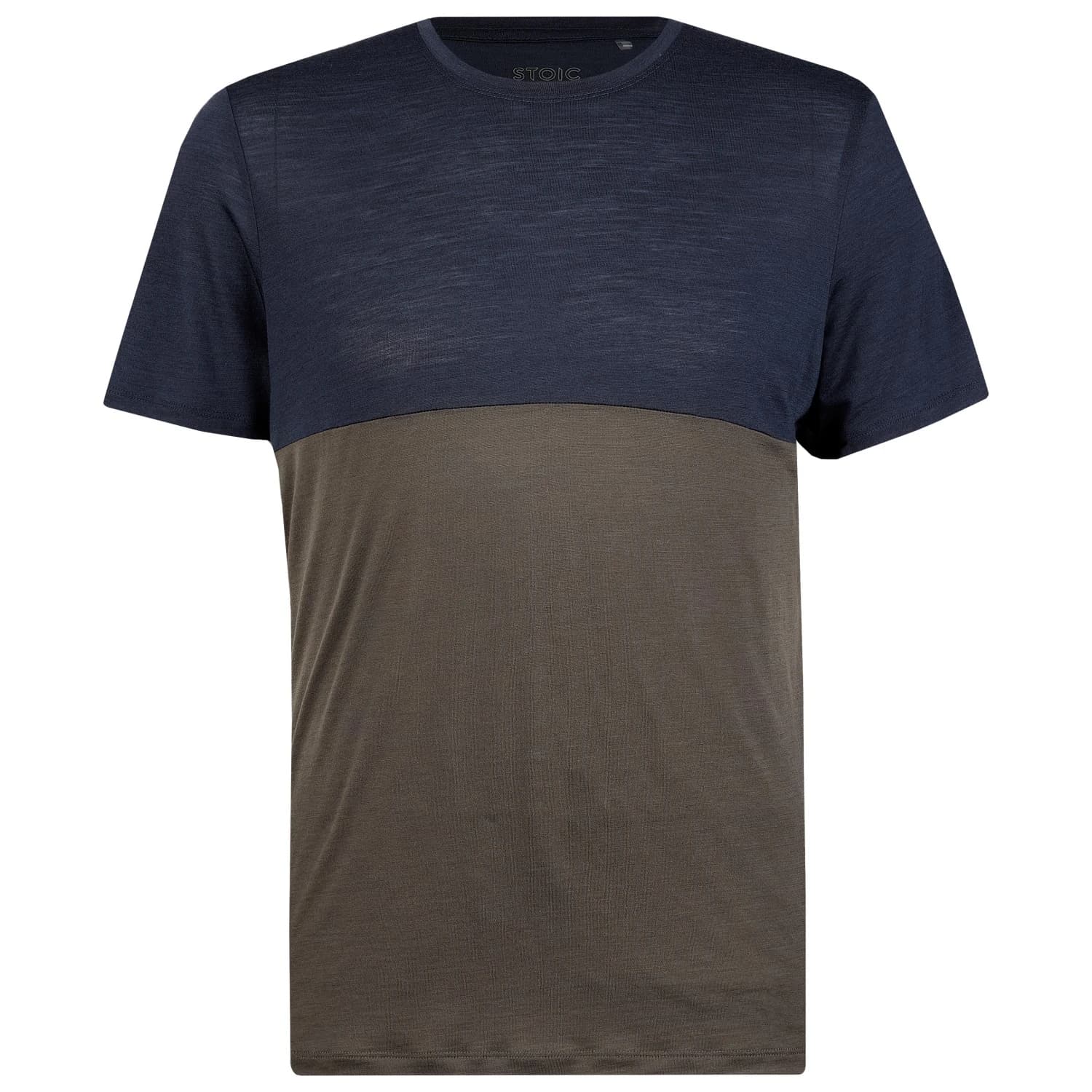 Мъжка мериносова блуза Stoic MerinoChill MMXX. Göteborg Colorblock Tee Merino shirt - Dark Navy / Dark Olive