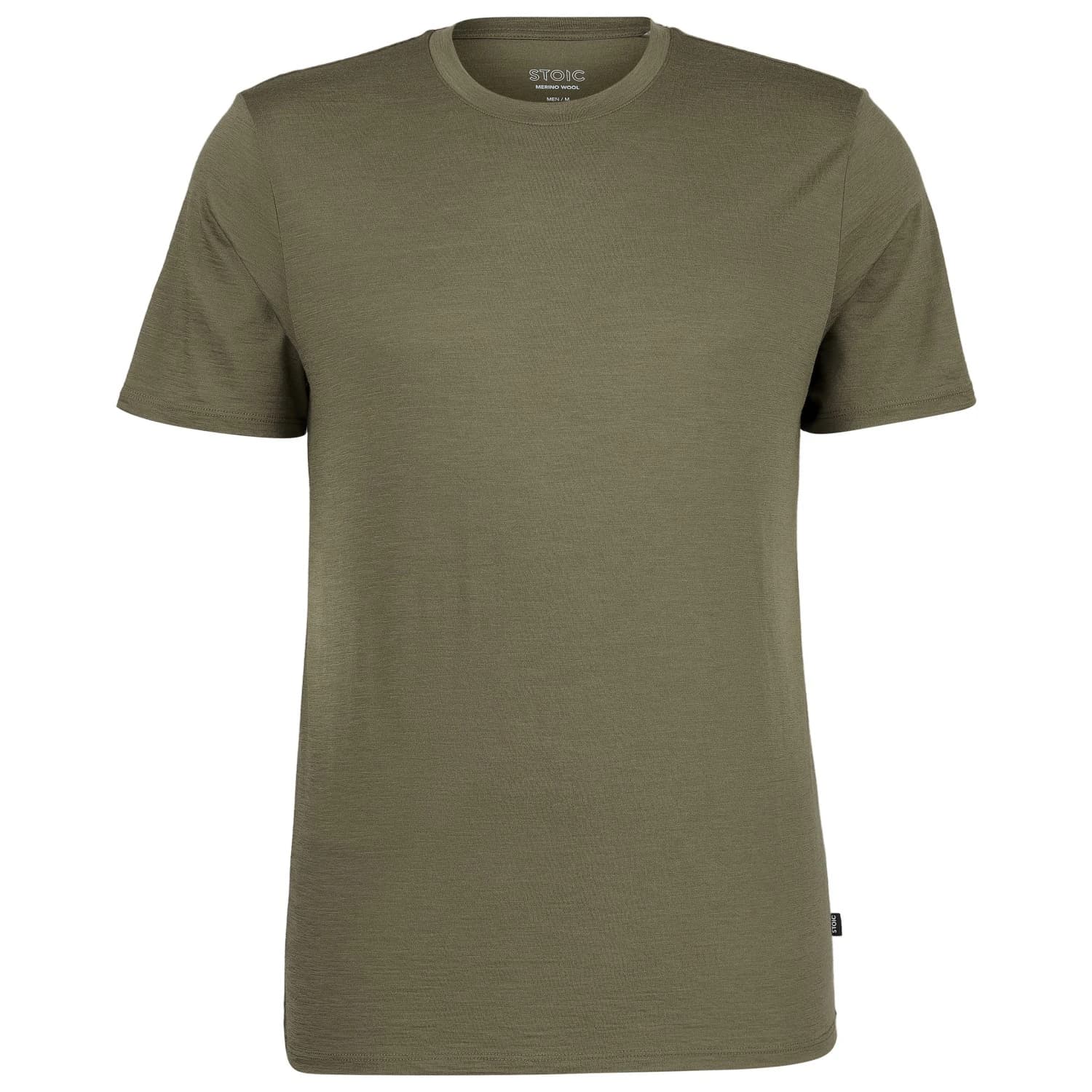 Мъжка мериносова блуза Stoic Merino155 LaholmSt. T-Shirt Merino shirt - Olive Green
