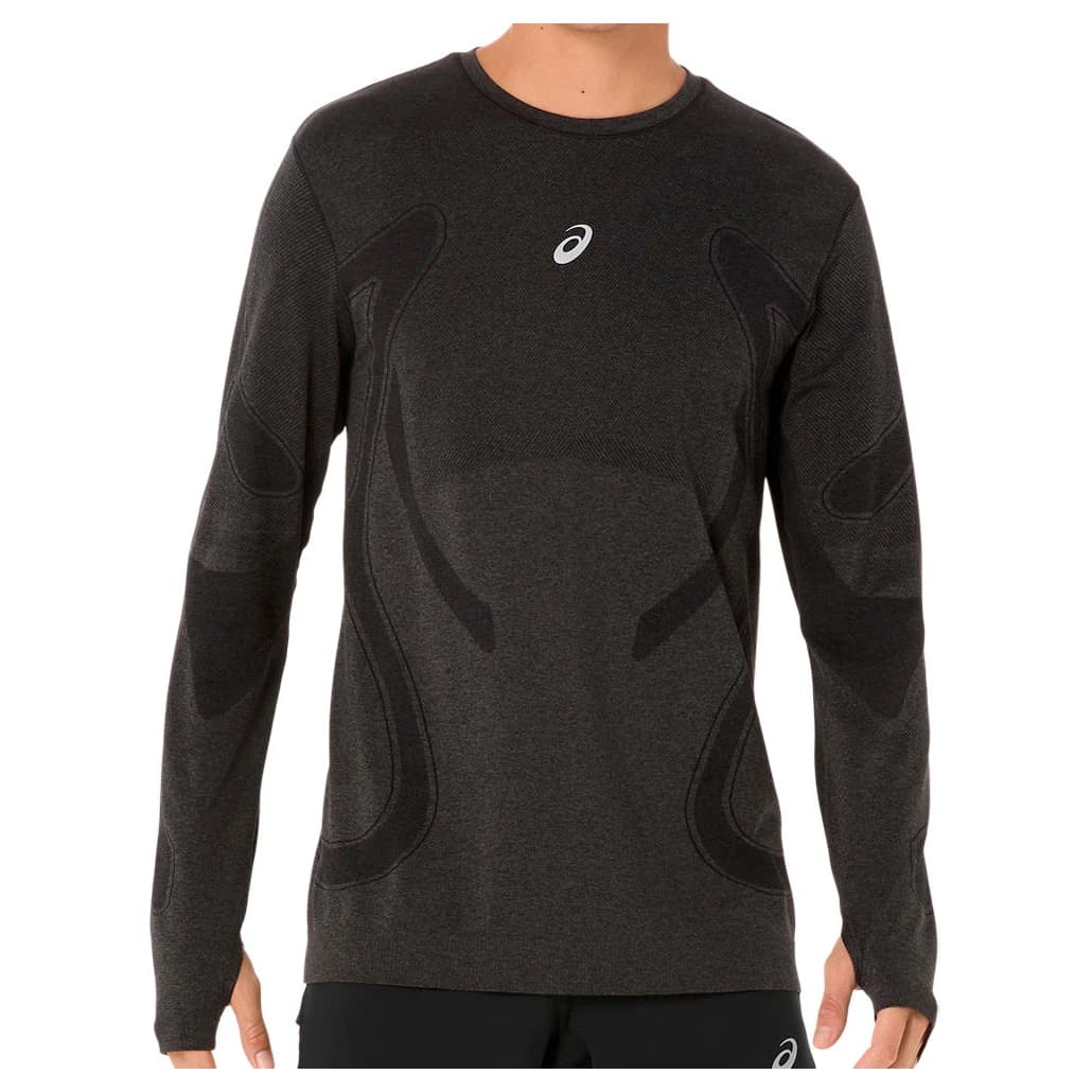 Мъжка тениска Asics Road Seamless L/S Top Running shirt - Performance Black
