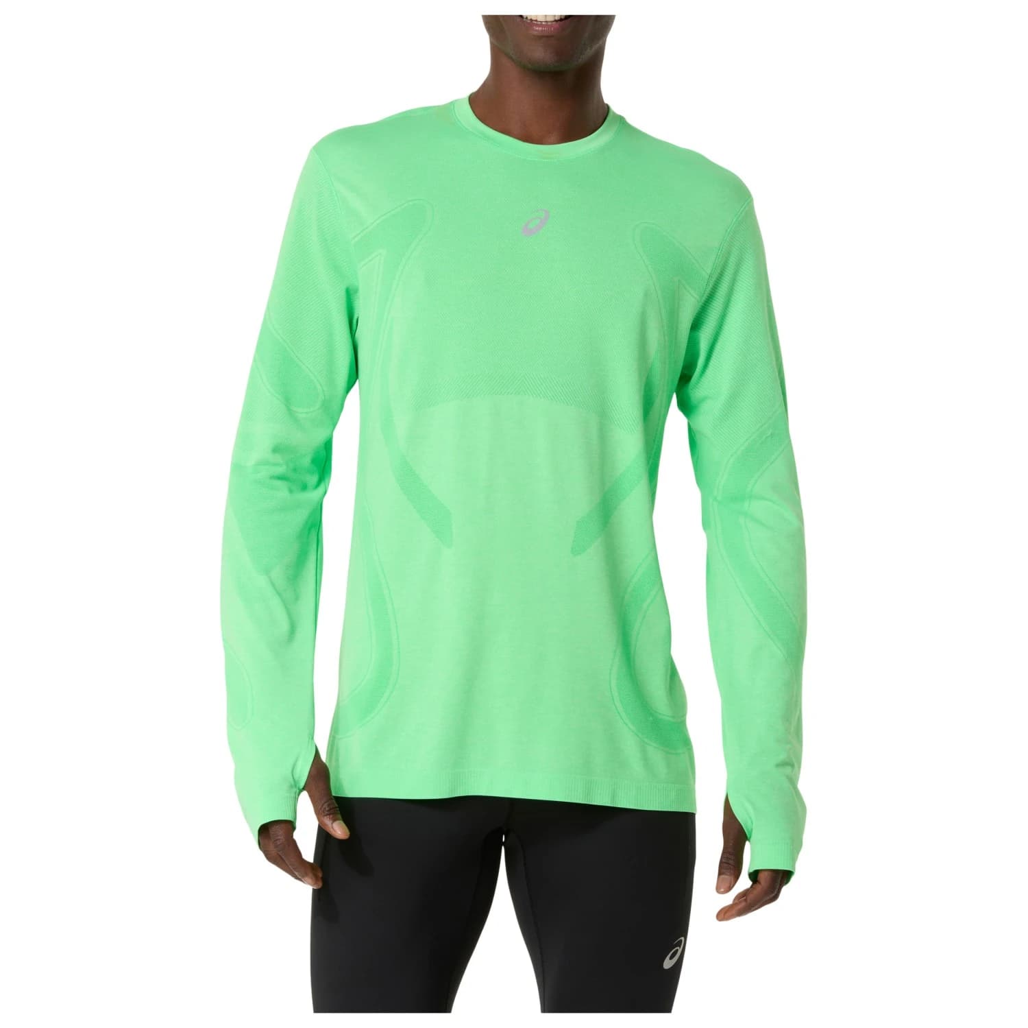 Мъжка тениска Asics Road Seamless L/S Top Running shirt - Vital Green / Illuminate Green