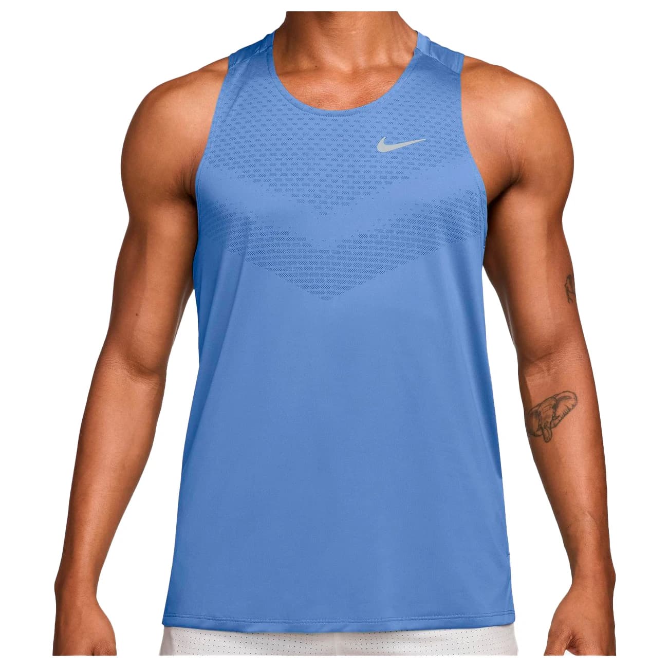 Мъжки потник с широка презрамка Nike Stride Dri-Fit ADV Running Tank Top - Royal Pulse / Reflective Silver