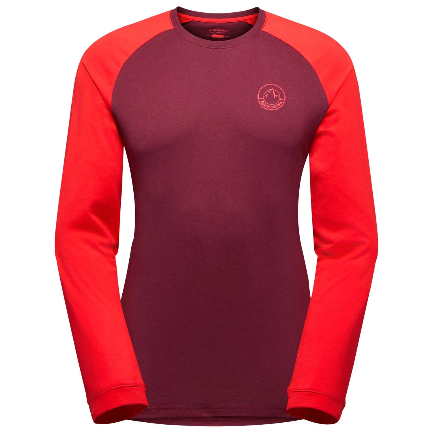 Мъжка блуза с дълъг ръкав La Sportiva Circle Logo Longsleeve Longsleeve - Redwood / Mountain Red