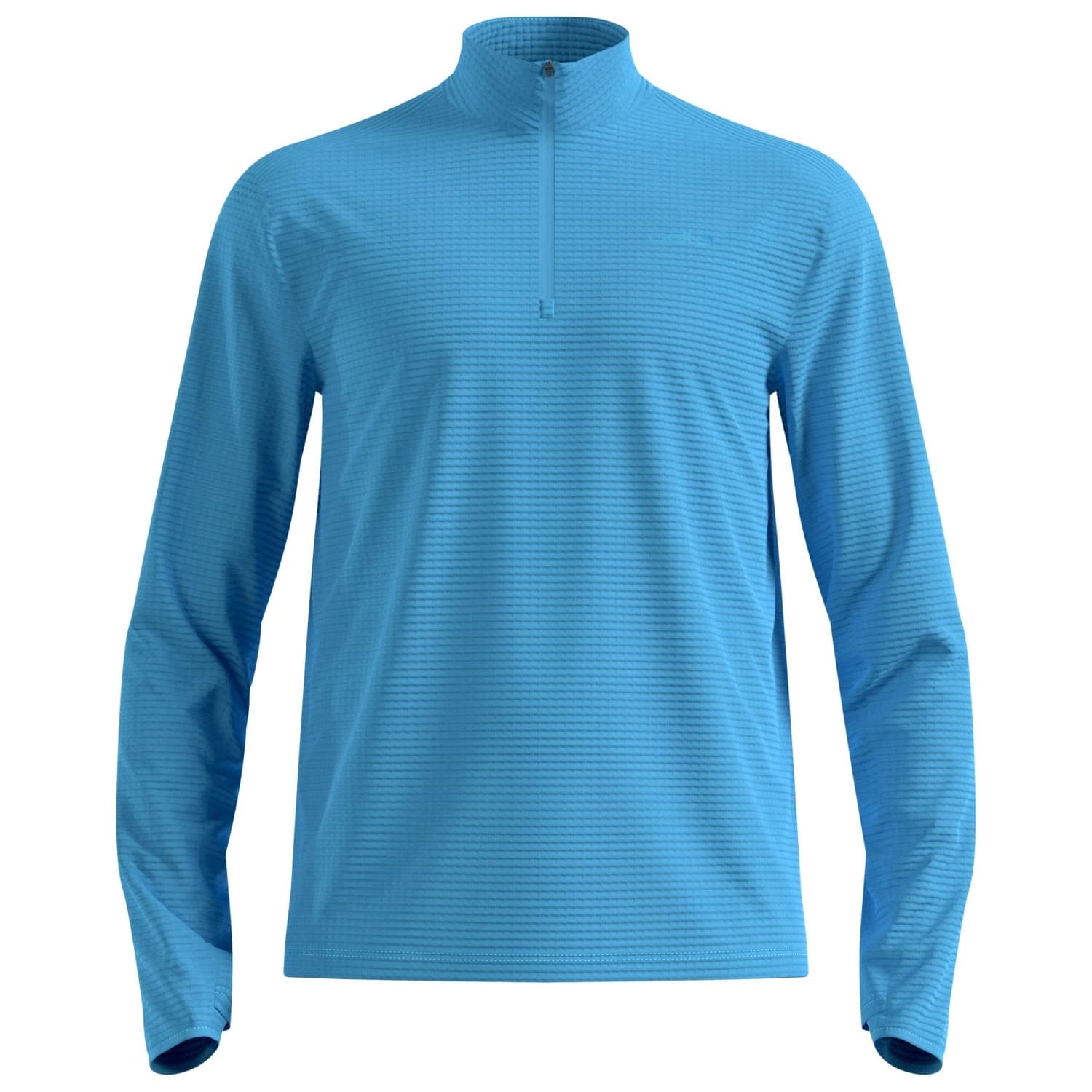 Мъжка тениска Odlo Mid Layer 1/2 Zip Essential Thermal Running shirt - Azure Blue