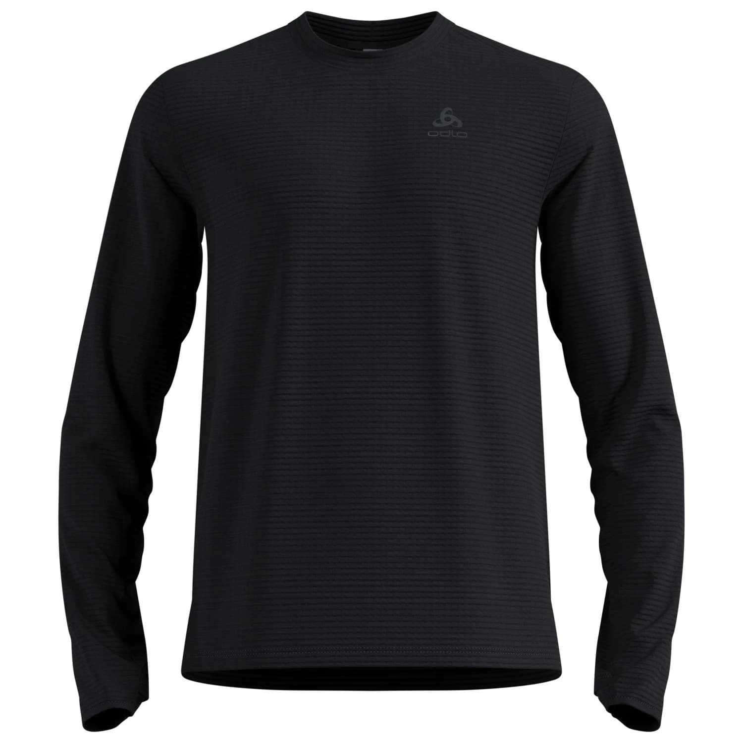 Мъжка тениска Odlo Mid Layer Essential Thermal Running shirt - Black