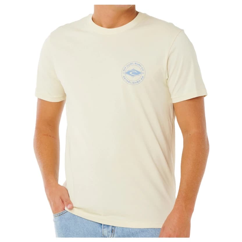 Мъжка тениска Rip Curl Staple Tee T-shirt - Lemon Ice