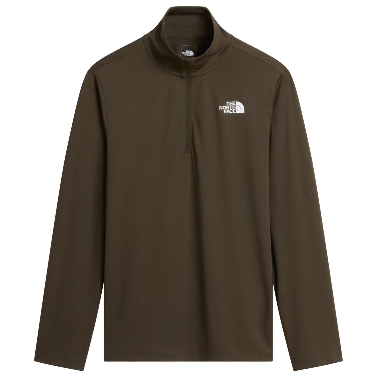 Мъжка спортна тениска The North Face 24/7 1/4 Zip Tee Sport shirt - New Taupe Green