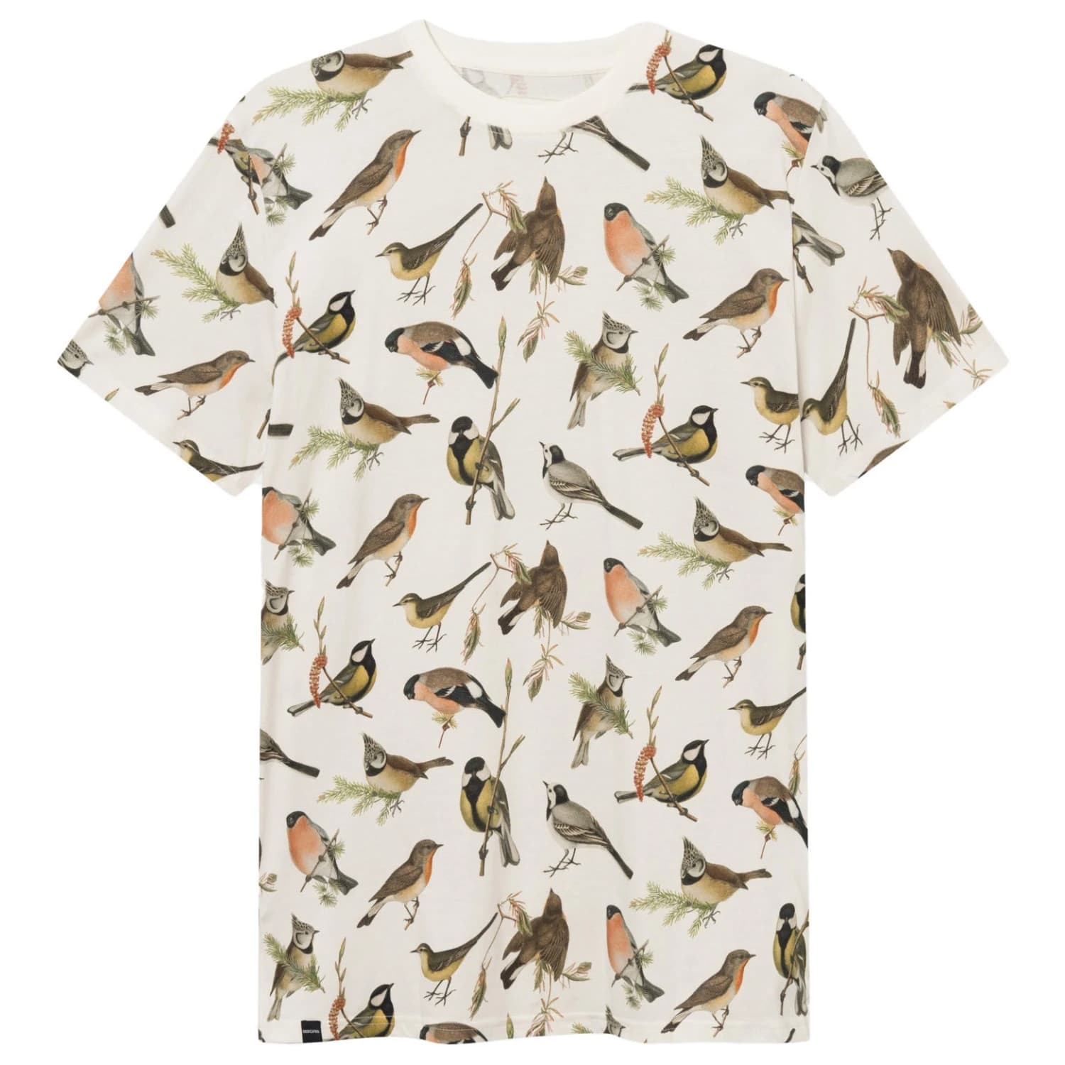 Мъжка тениска DEDICATED T-Shirt Stockholm Autumn Birds T-shirt - Off / White
