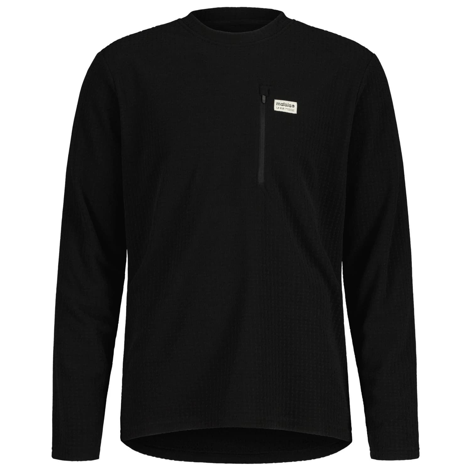 Мъжка спортна тениска Maloja GomionM. Sport shirt - Deep Black