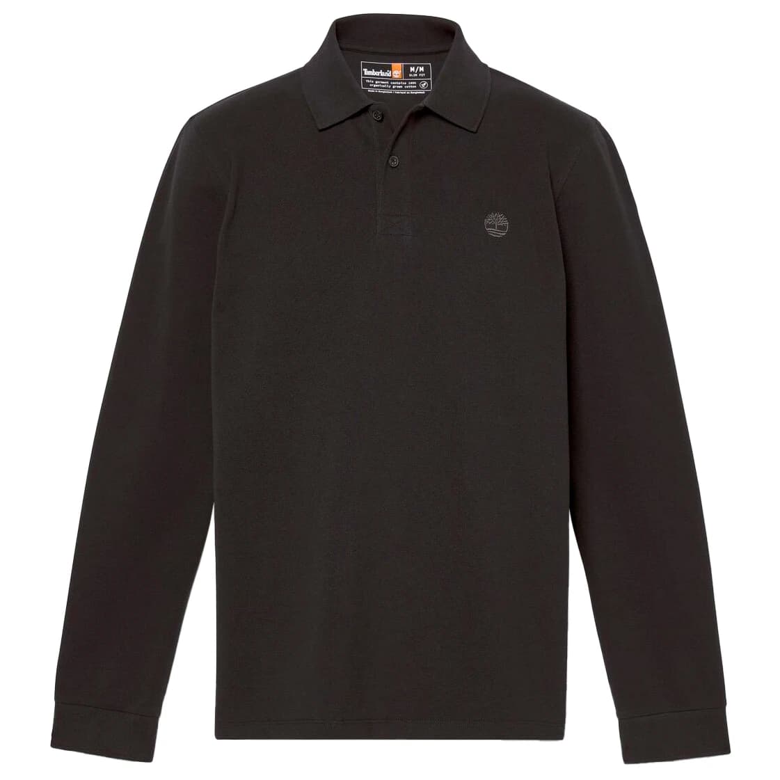 Мъжка поло тениска Timberland Millers River L/S Millers River Pique Polo shirt - Black