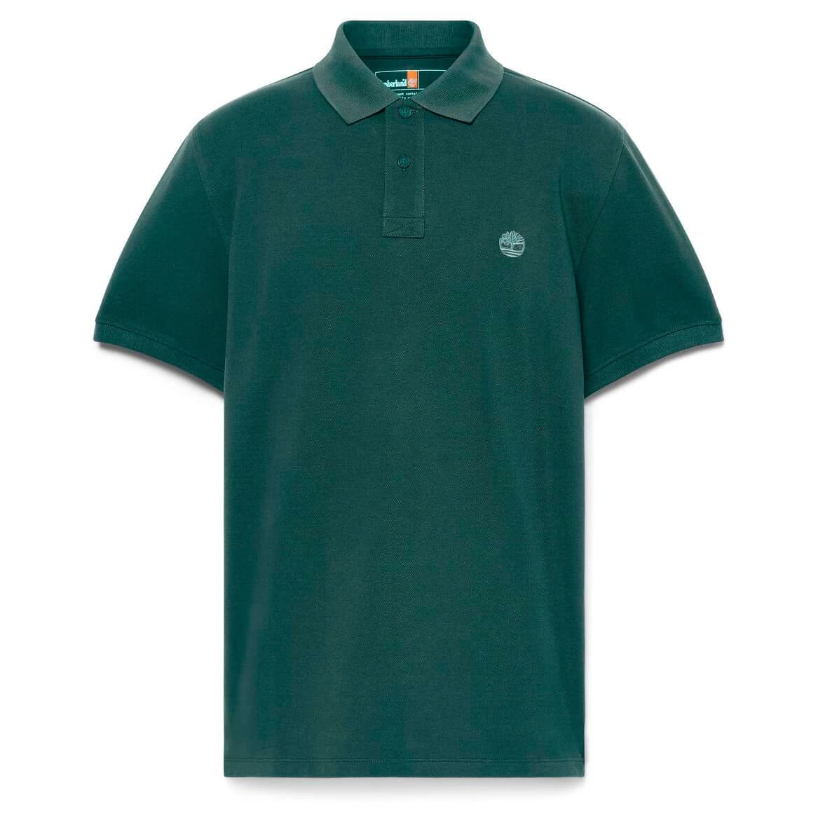 Мъжка поло тениска Timberland Millers River Pique S/S Polo shirt - Green Gables