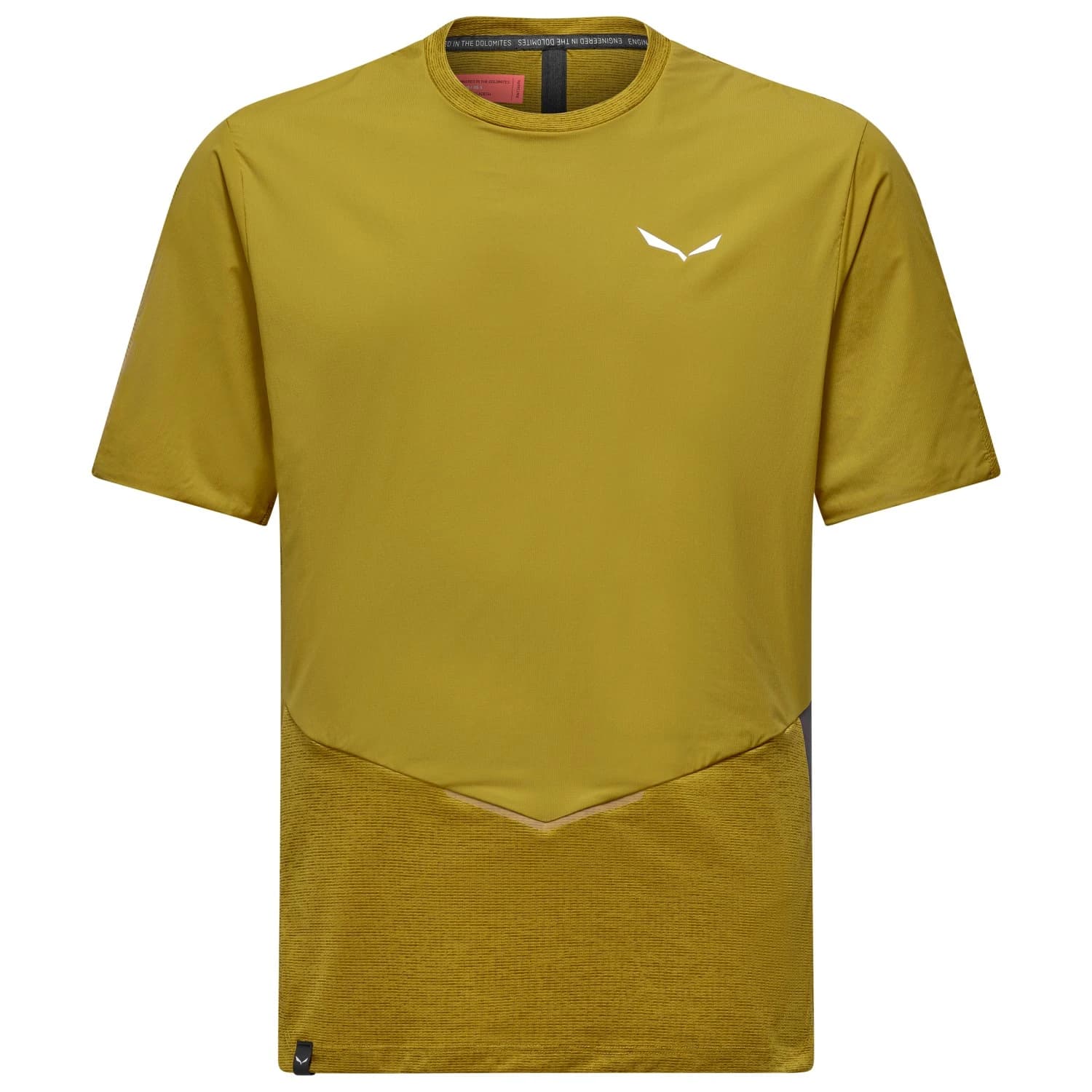 Мъжка спортна тениска Salewa Pedroc Dry Wind T-Shirt Sport shirt - Olive Oil