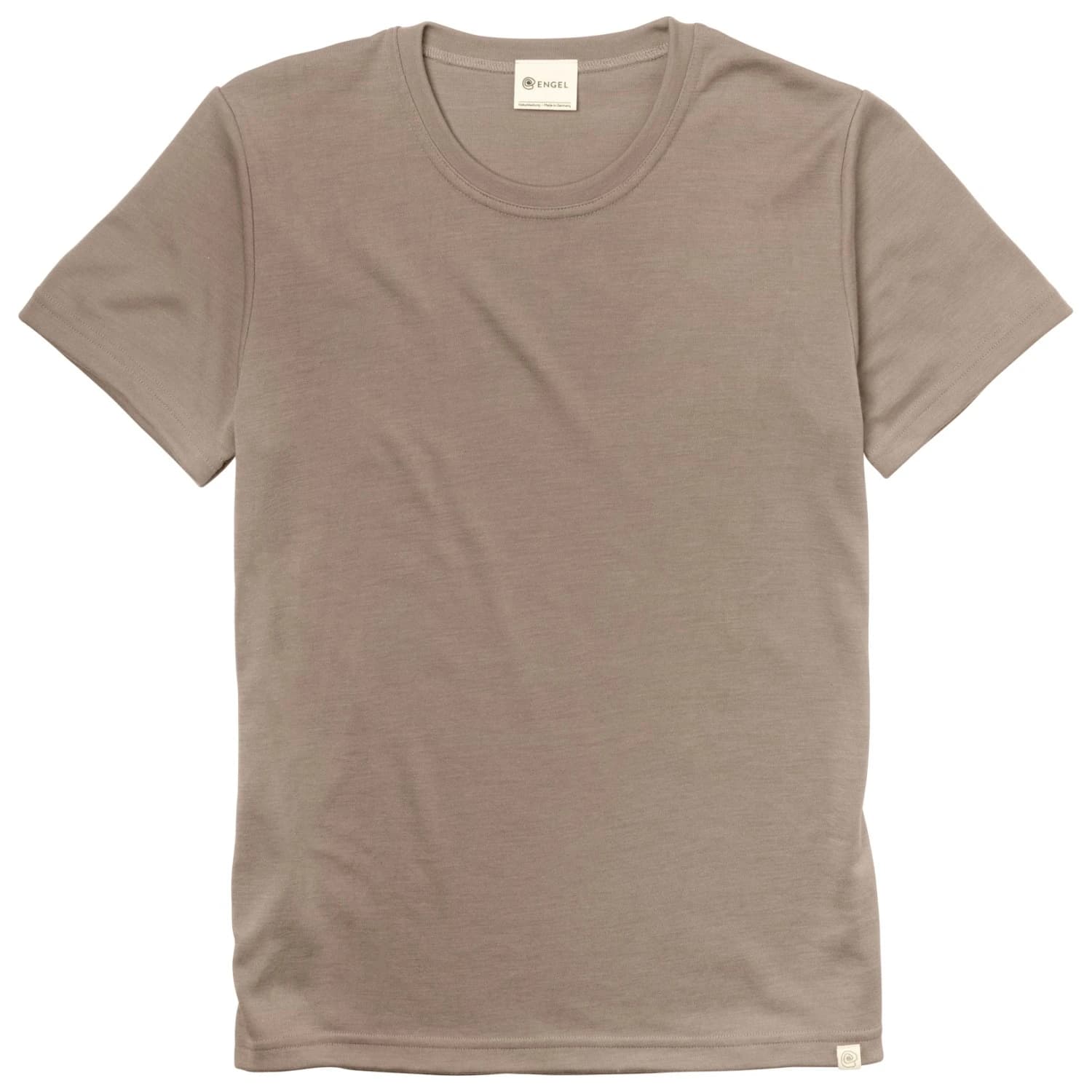 Мериносова блуза Engel Shirt S/S Merino shirt - Sand