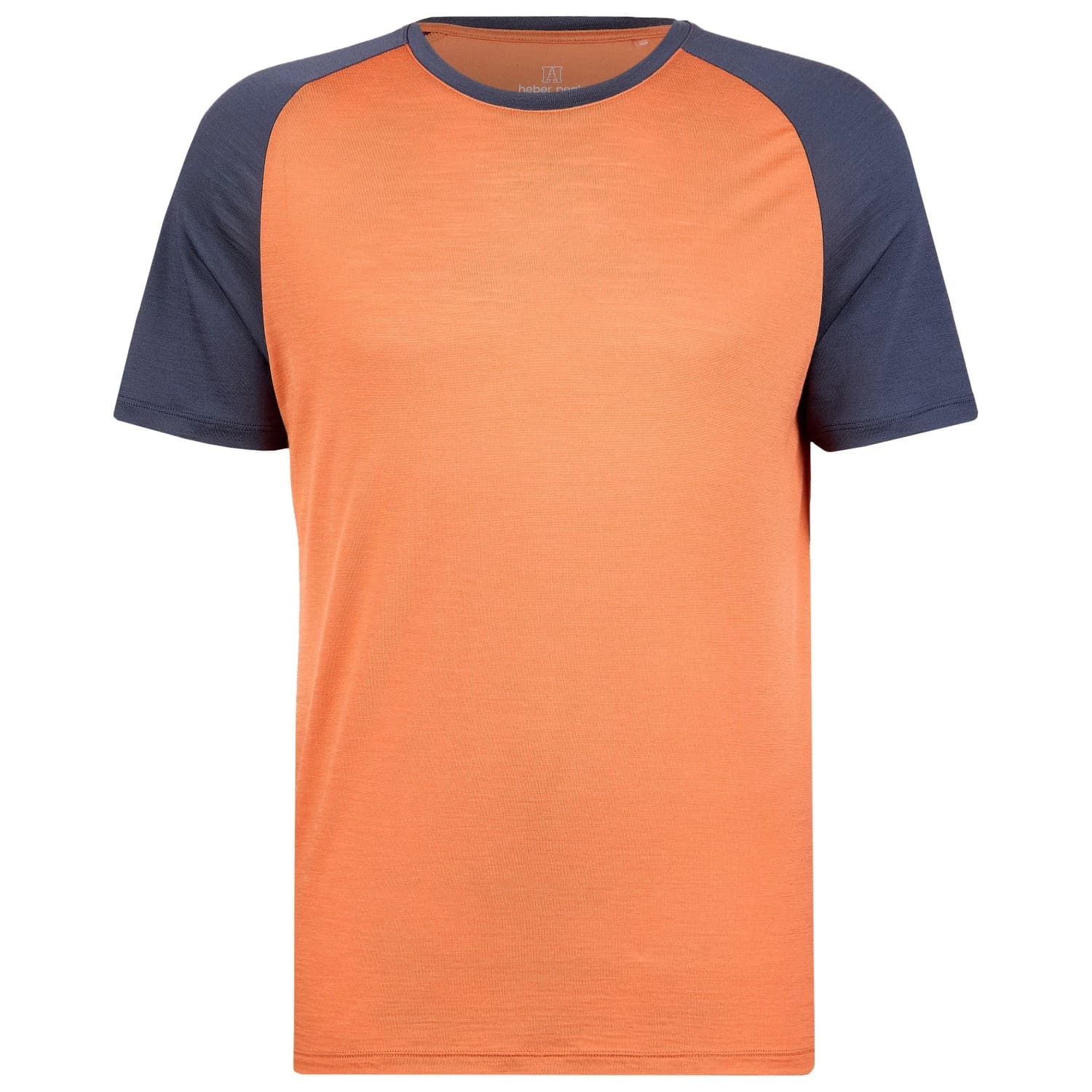 Мъжка мериносова блуза Heber Peak MerinoCool165 EvergreenHe. T-Shirt Merino shirt - Dark Night Blue / Sunset Orange
