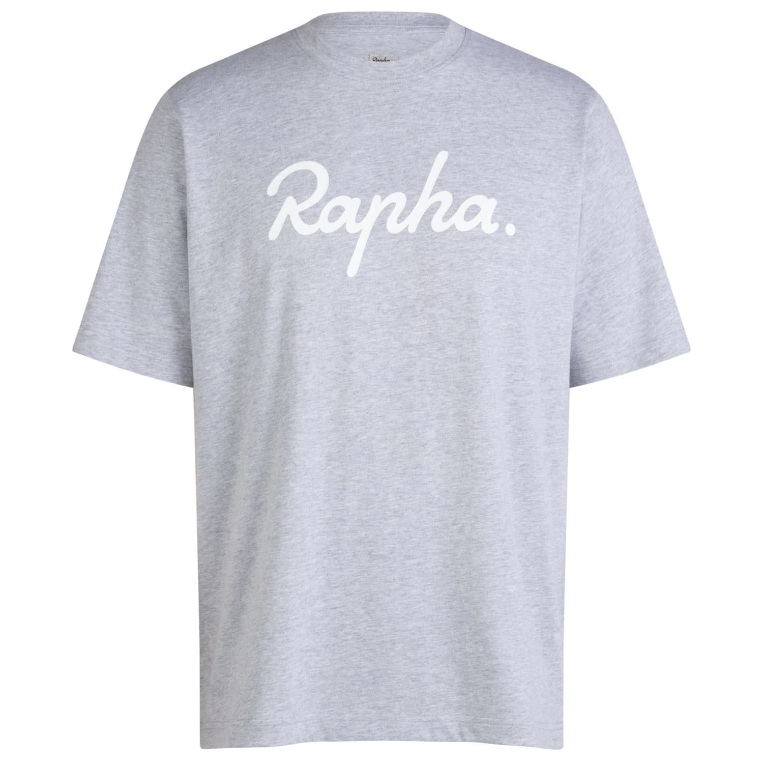 Мъжка тениска Rapha Cotton T-Shirt Large Logo T-shirt - Grey / White