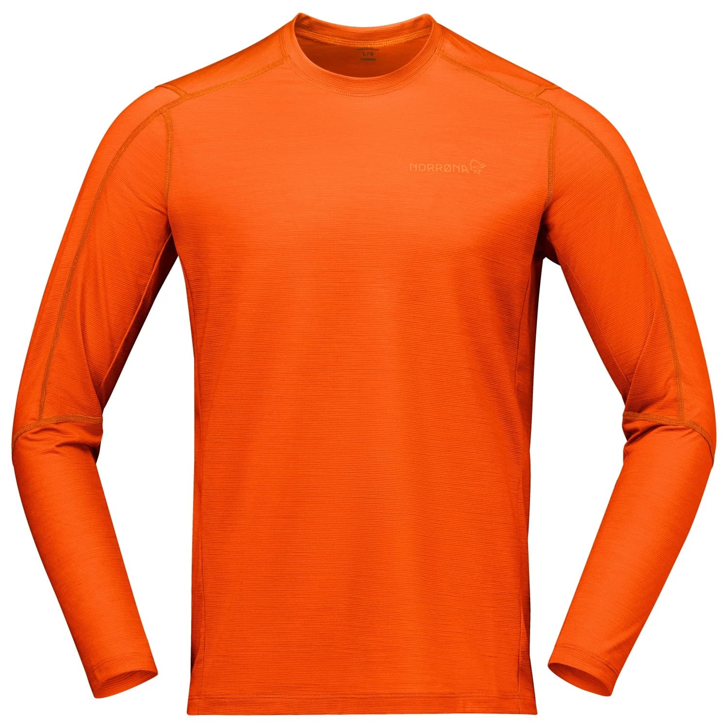 Мъжка мериносова блуза Norrøna Falketind EqualiserUll Long Sleeve Merino shirt - Gold Flame