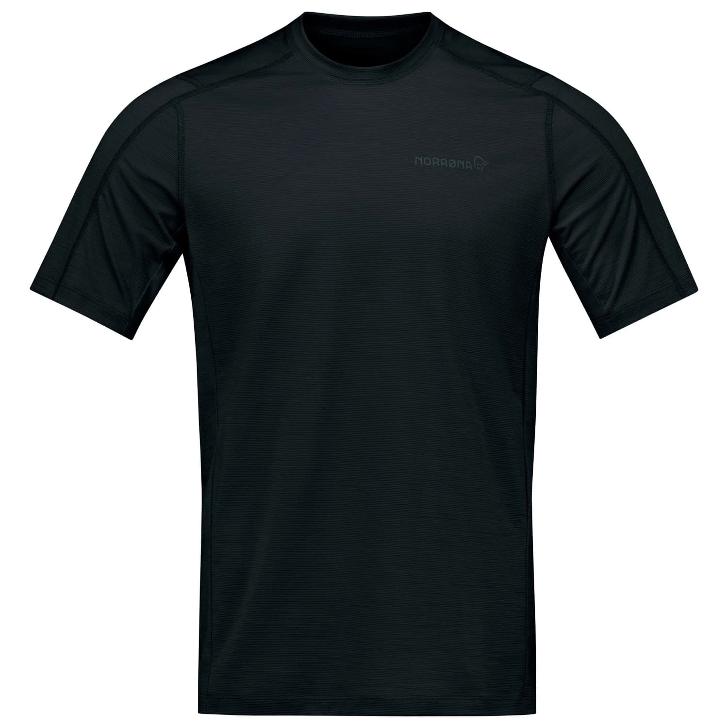 Мъжка мериносова блуза Norrøna Falketind EqualiserUll T-Shirt Merino shirt - Caviar Black