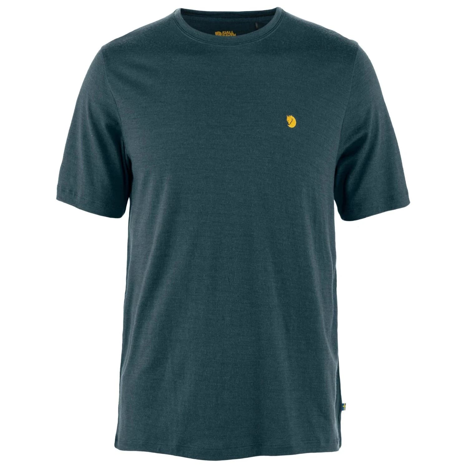 Мъжка мериносова блуза Fjällräven Bergtagen Merino 190 S/S Merino shirt - Mountain Blue