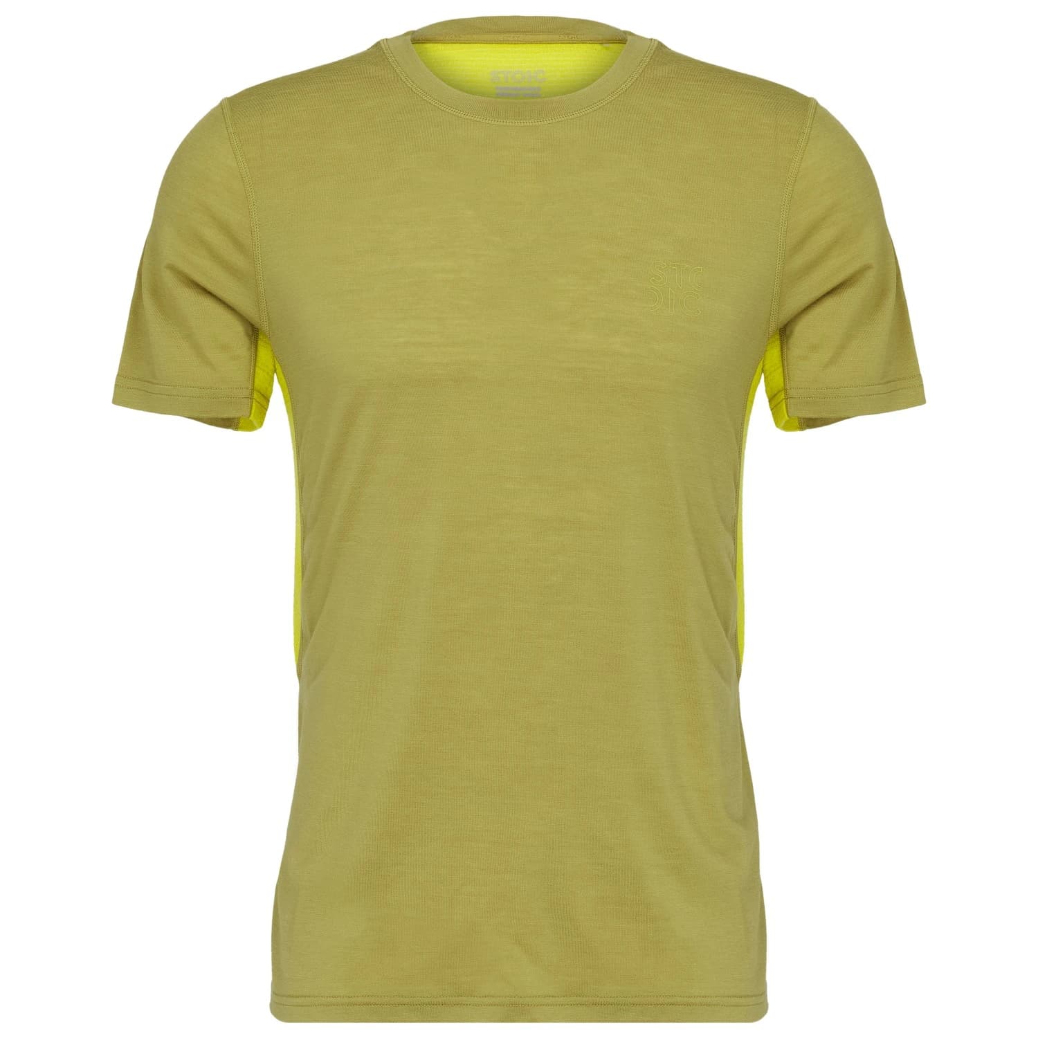 Мериносова блуза Stoic MerinoMesh150 SadjemSt. T-Shirt Merino shirt - Avocado Green/Lemon Green