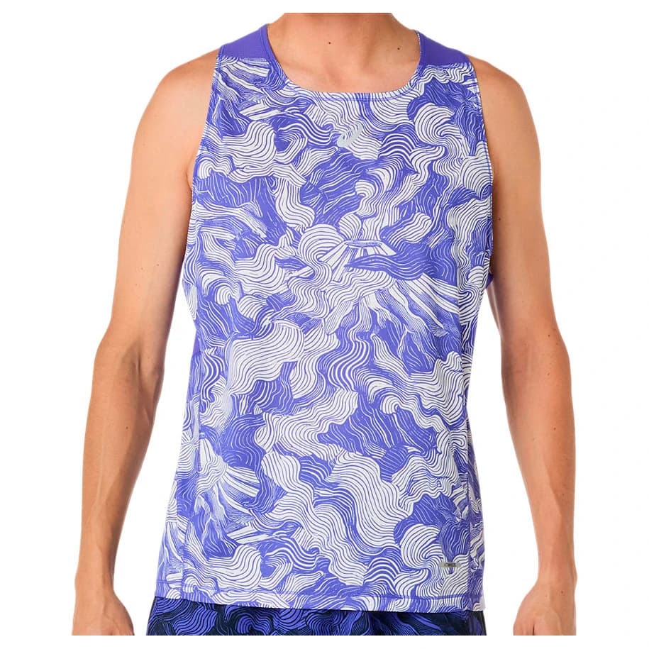 Мъжка тениска Asics Fujitrail Singlet Running shirt - Cobalt Burst / Cream