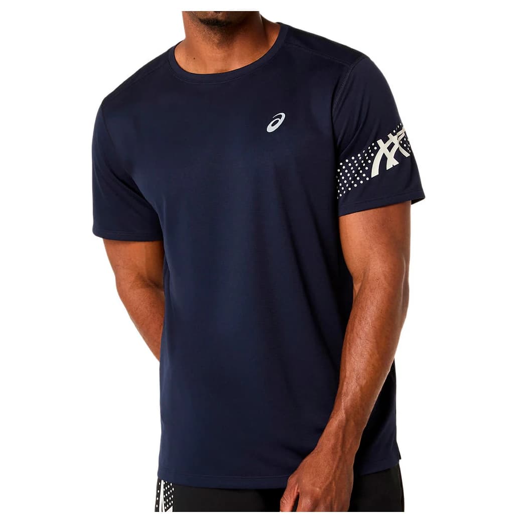 Мъжка тениска Asics Icon S/S Top Running shirt - Midnight / Cream