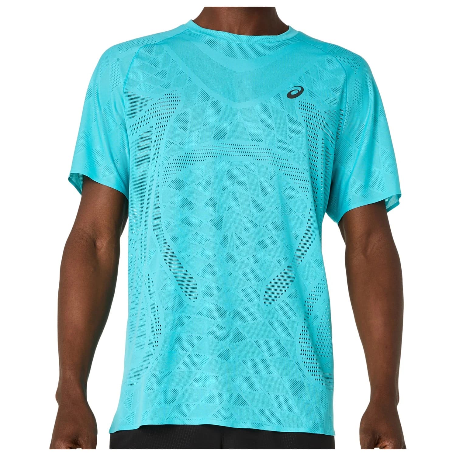 Мъжка тениска Asics Metarun S/S Top Running shirt - Energy Aqua