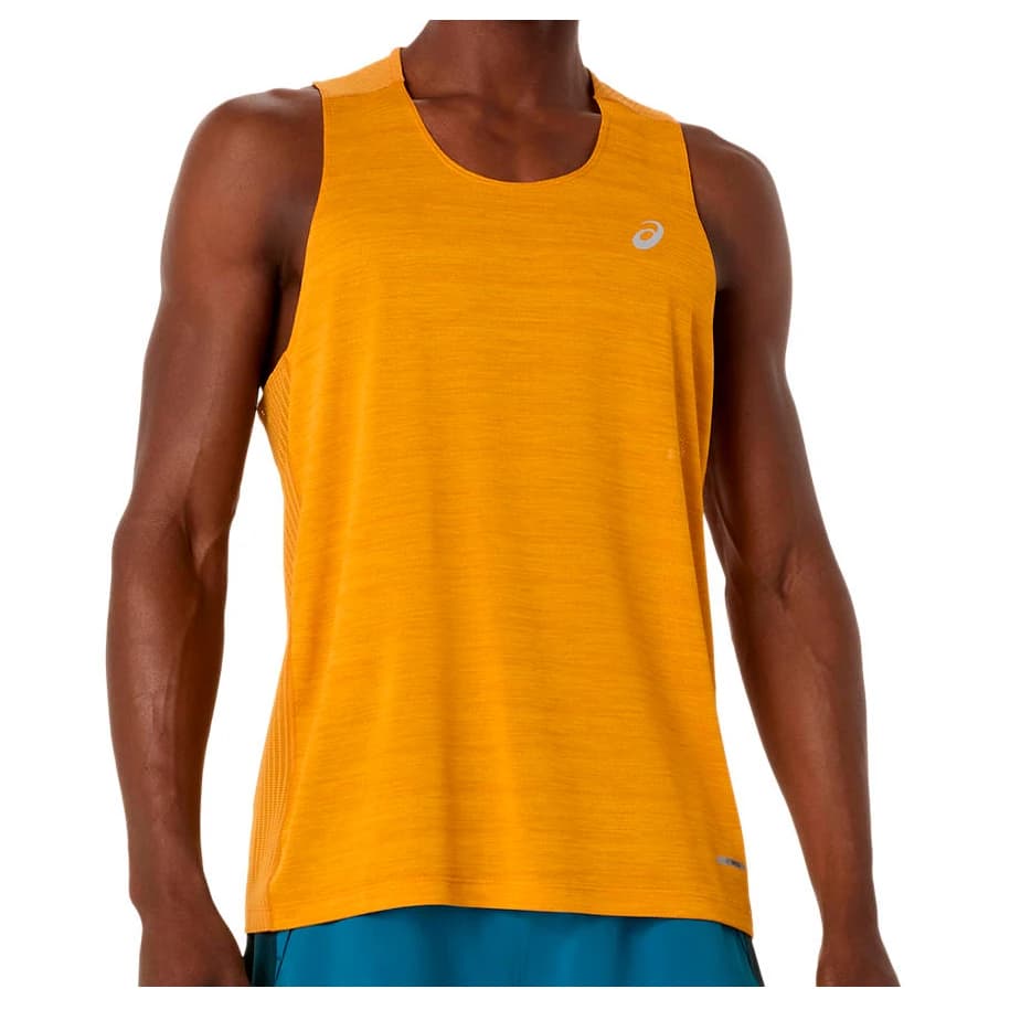 Мъжки потник с широка презрамка Asics Road Singlet Tank top - Yamabuki