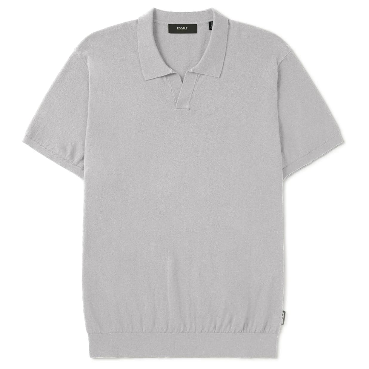 Мъжка поло тениска Ecoalf Olmo Knit Polo shirt - Grey