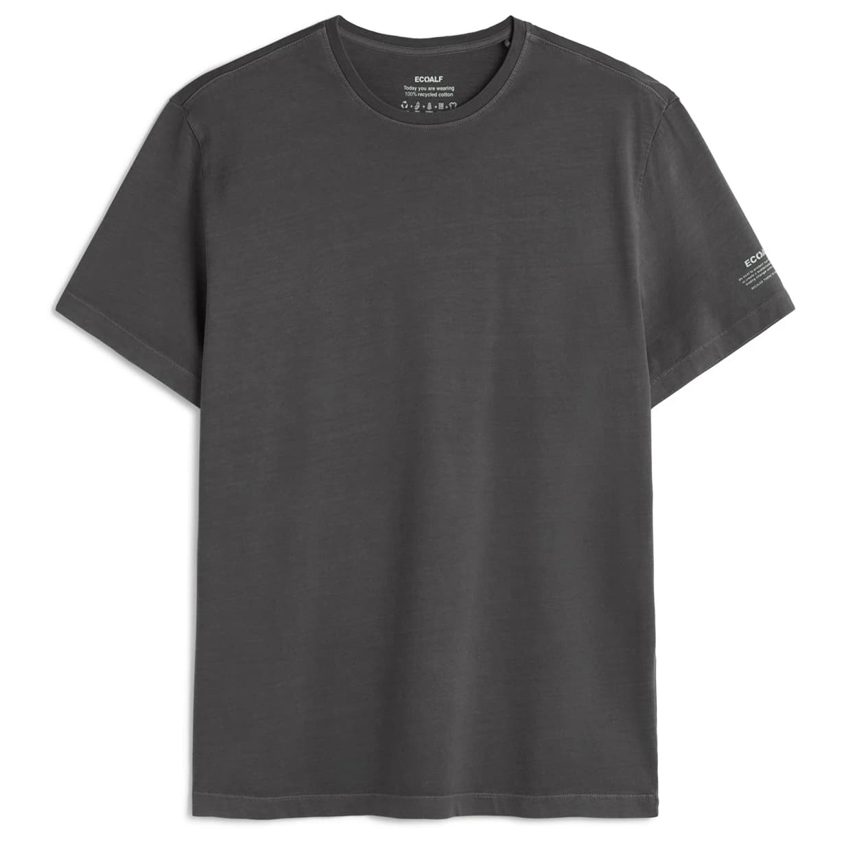 Мъжка тениска Ecoalf Vent T-Shirt - Asphalt