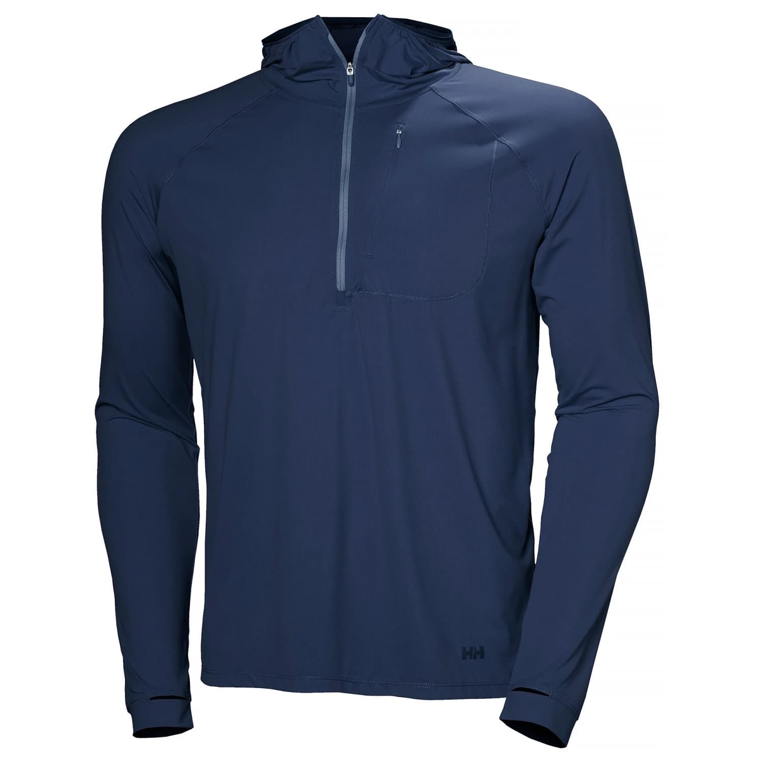Мъжка спортна тениска Helly hansen Shine Solen 1/2 Zip Hoodie Sport shirt - Navy
