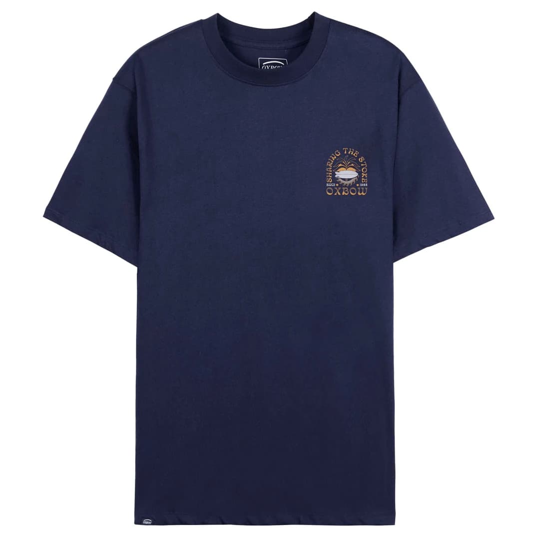 Мъжка тениска Oxbow Stoked Short Sleeve T T-shirt - Deep Marine
