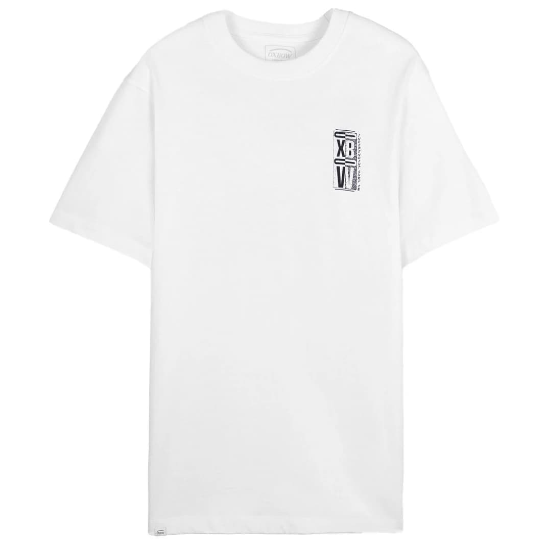 Мъжка тениска Oxbow Vertical Short Sleeve T T-shirt - White