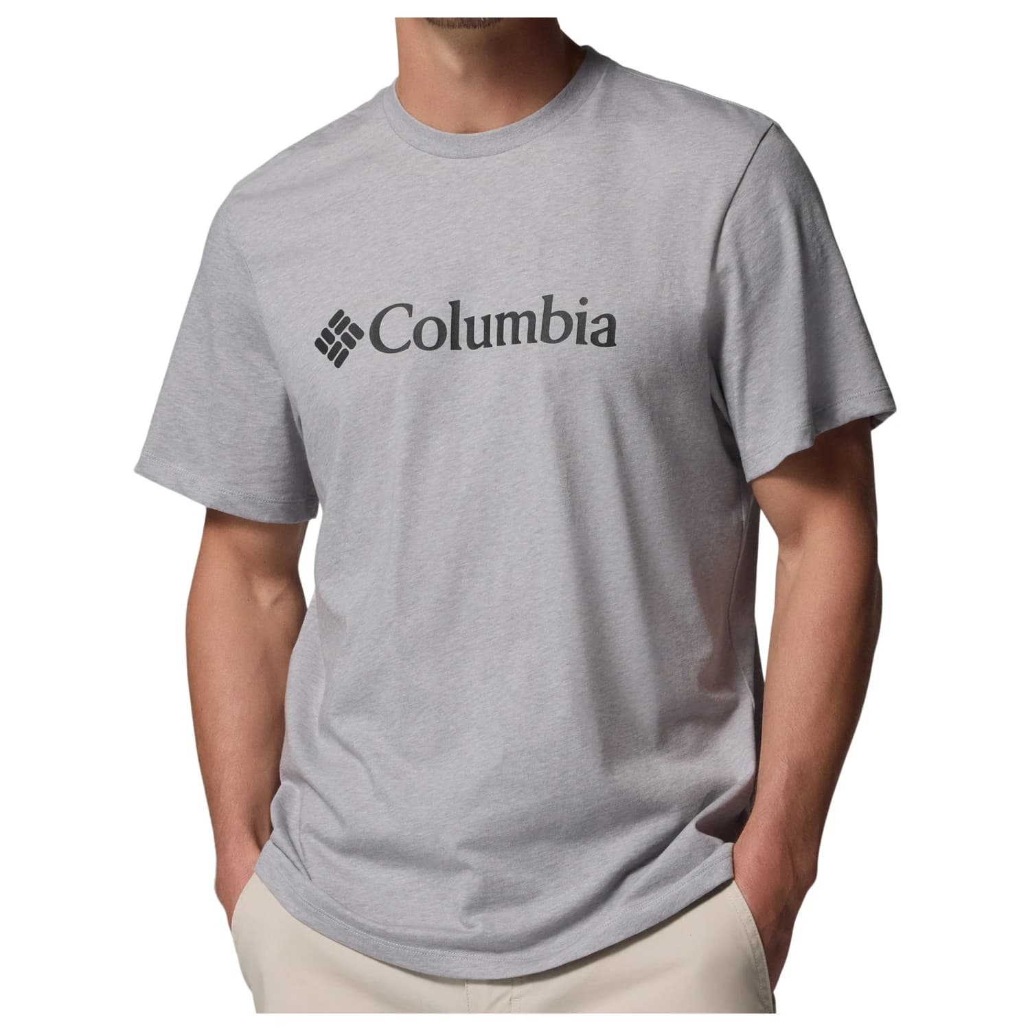 Мъжка тениска Columbia CSC Basic Logo Tee T-shirt - Columbia Grey Heather
