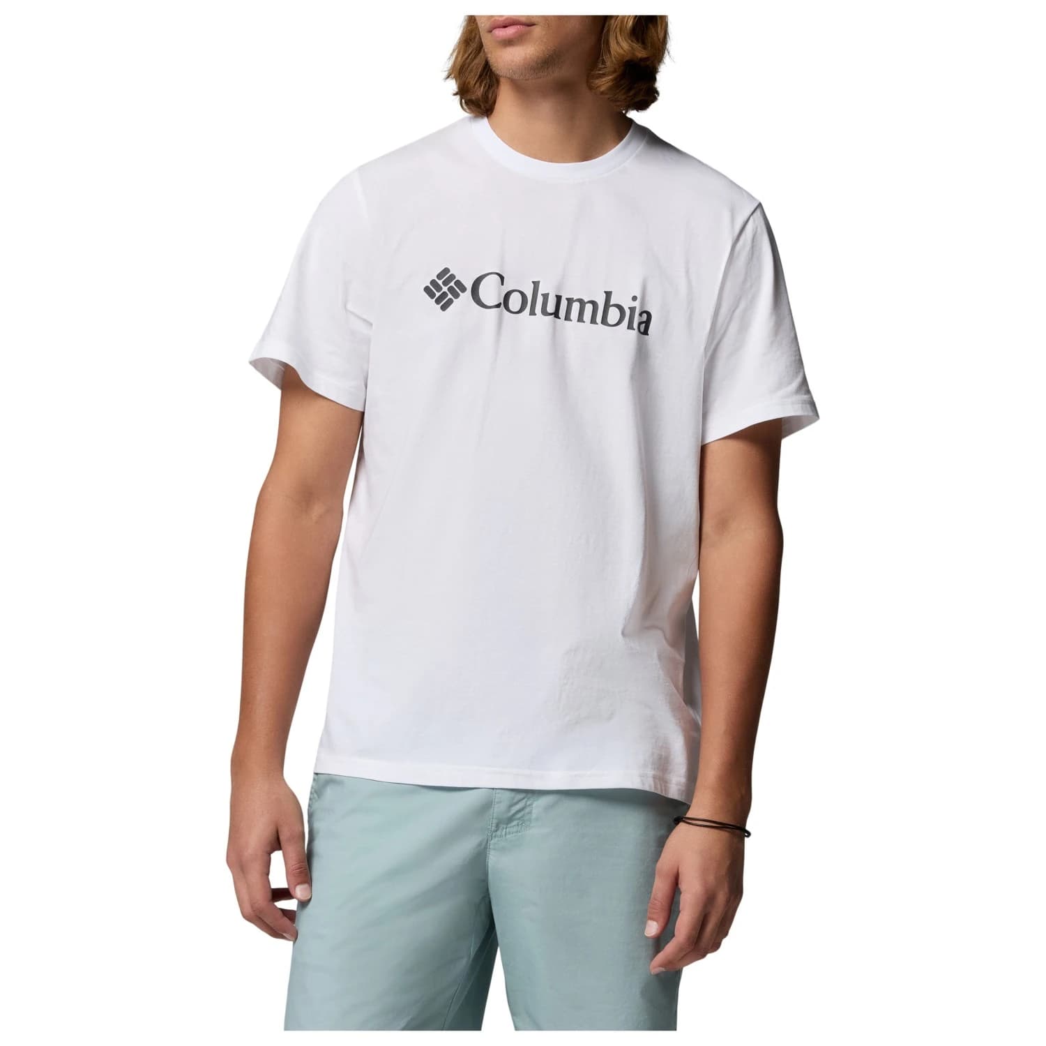 Мъжка тениска Columbia CSC Basic Logo Tee T-shirt - White