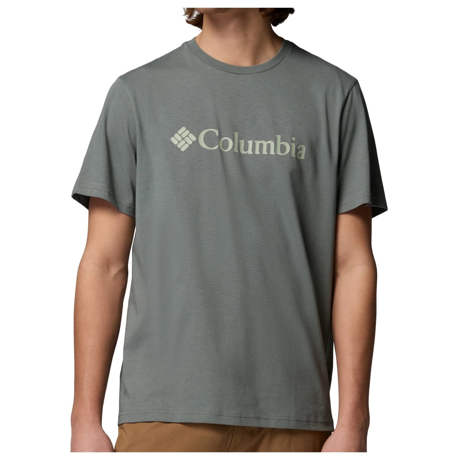 Мъжка тениска Columbia CSC Basic Logo Tee T-shirt - Sedona Sage / Gem Columbia