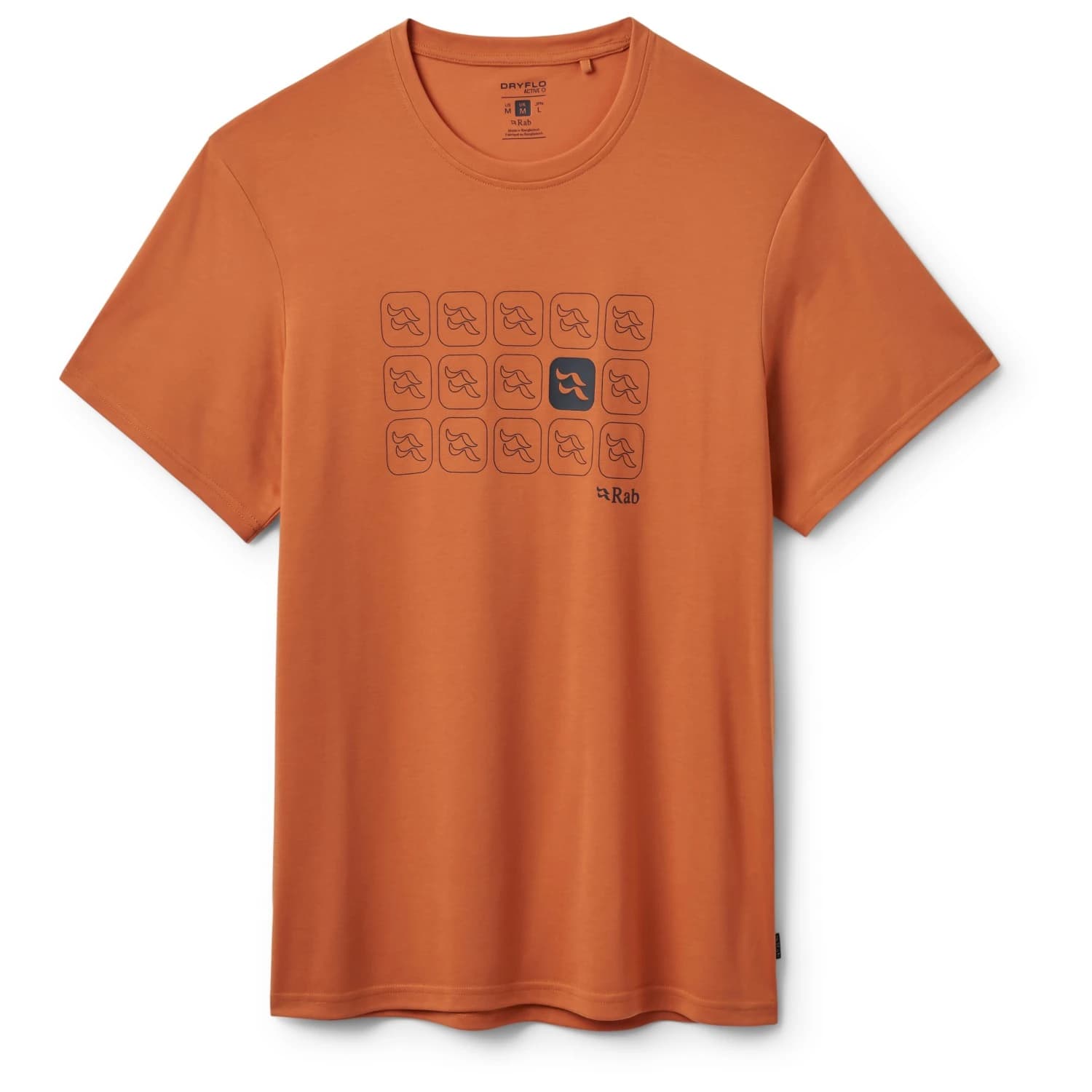 Мъжка спортна тениска Rab Crimp Repeat Tee Sport shirt - Dark Melba