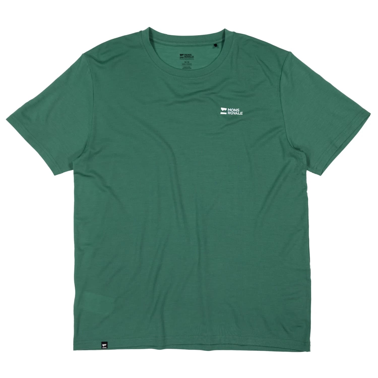 Мъжка мериносова блуза Mons Royale Icon Merino T-Shirt Merino shirt - Deep Jade
