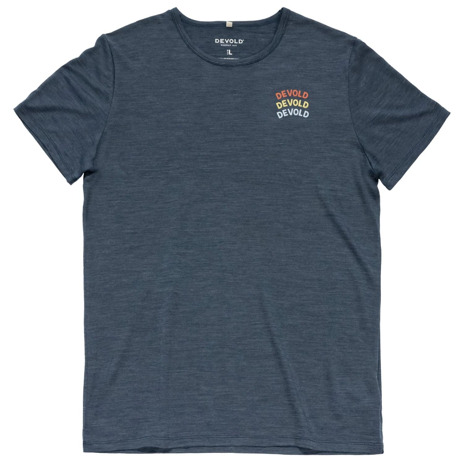 Мъжка мериносова блуза Devold Active Devold Legacy Tee Merino shirt - Night