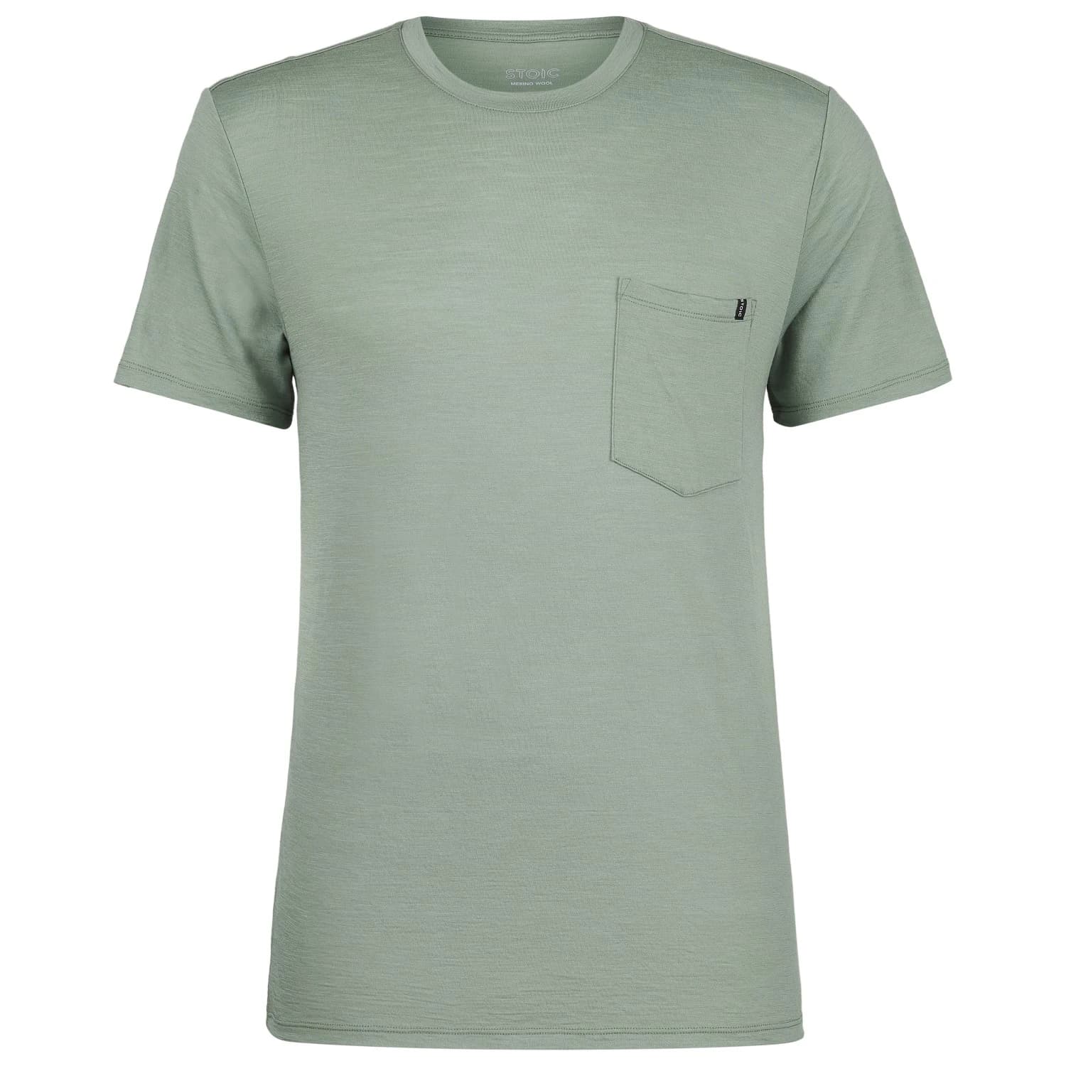 Мъжка мериносова блуза Stoic Merino155 LaholmSt. Pocket T-Shirt Merino shirt - Agave Green