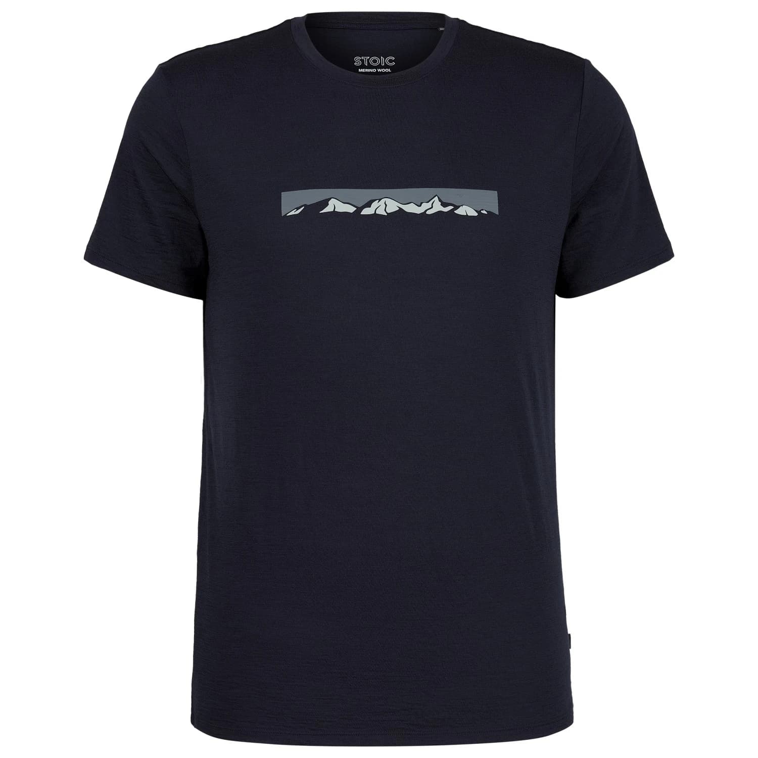 Мъжка мериносова блуза Stoic Merino155 LaholmSt. Print T-Shirt Ridge Merino shirt - Dark Navy