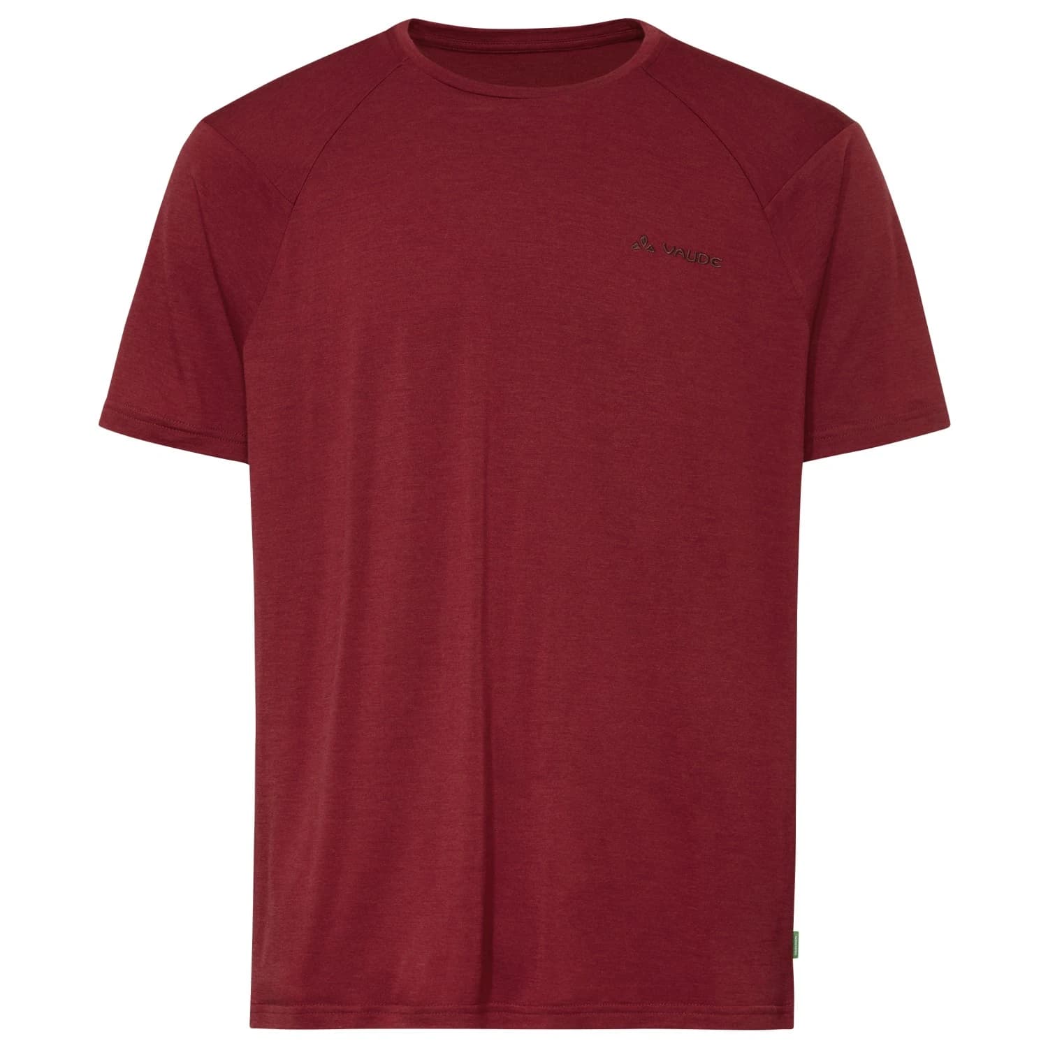 Мъжка мериносова блуза Vaude Essential Wool T-Shirt Merino shirt - Carmine