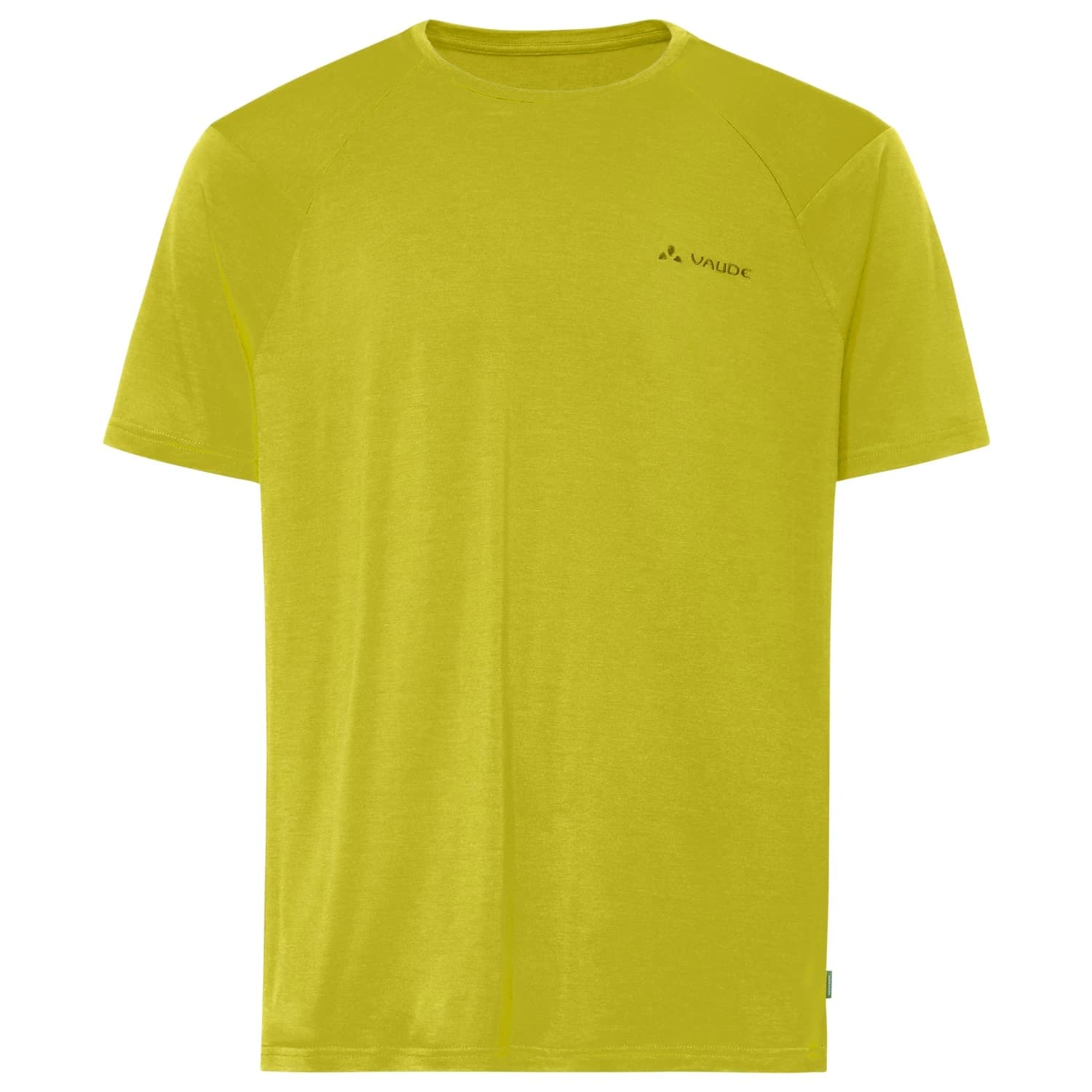 Мъжка мериносова блуза Vaude Essential Wool T-Shirt Merino shirt - Light Leaf