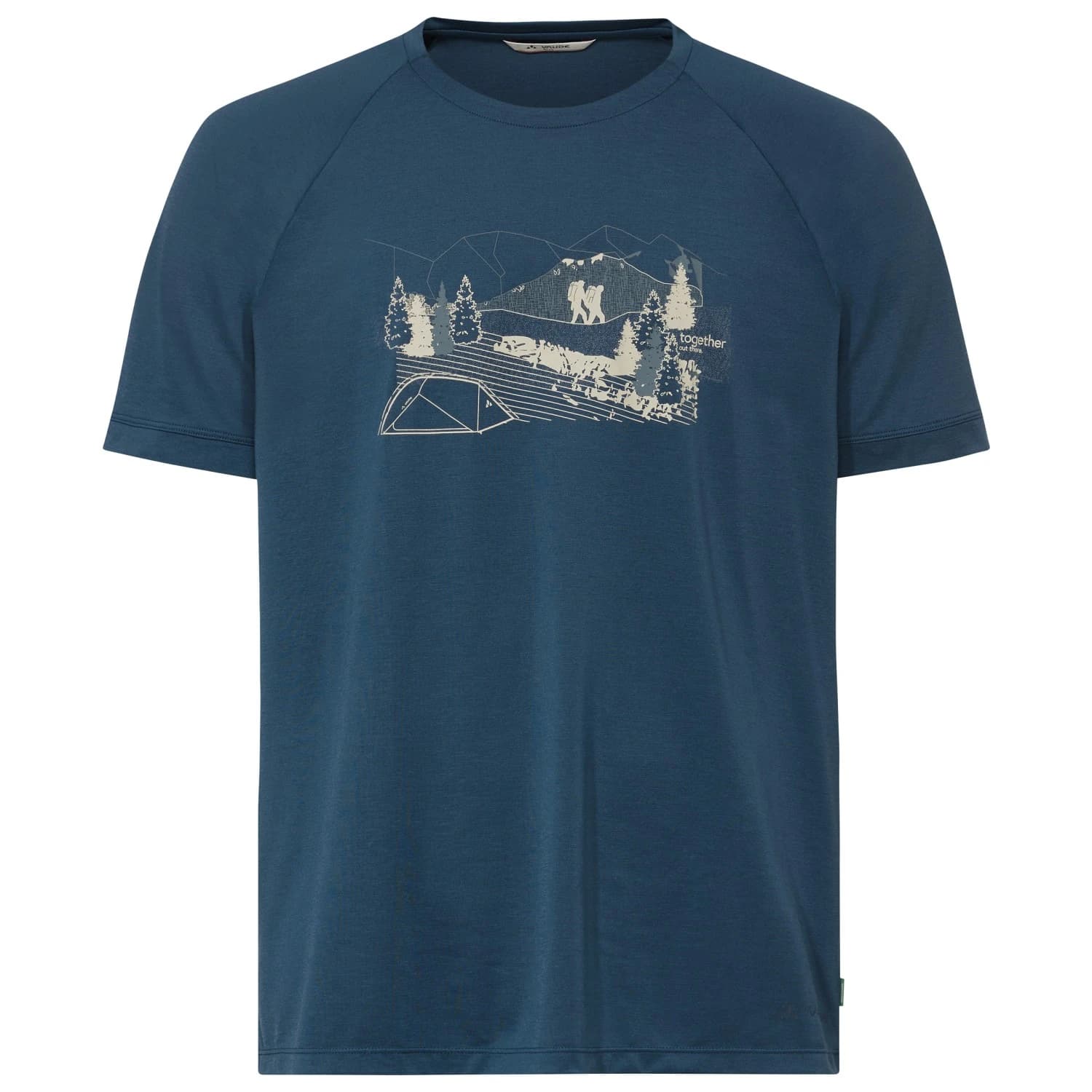 Мъжка тениска Vaude Gleann T-Shirt II T-shirt - Baltic Sea / Blue