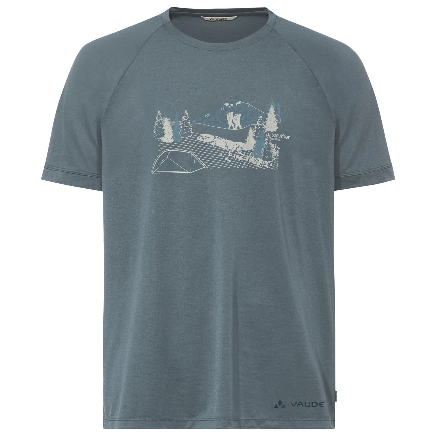 Мъжка тениска Vaude Gleann T-Shirt II T-shirt - Heron Uni