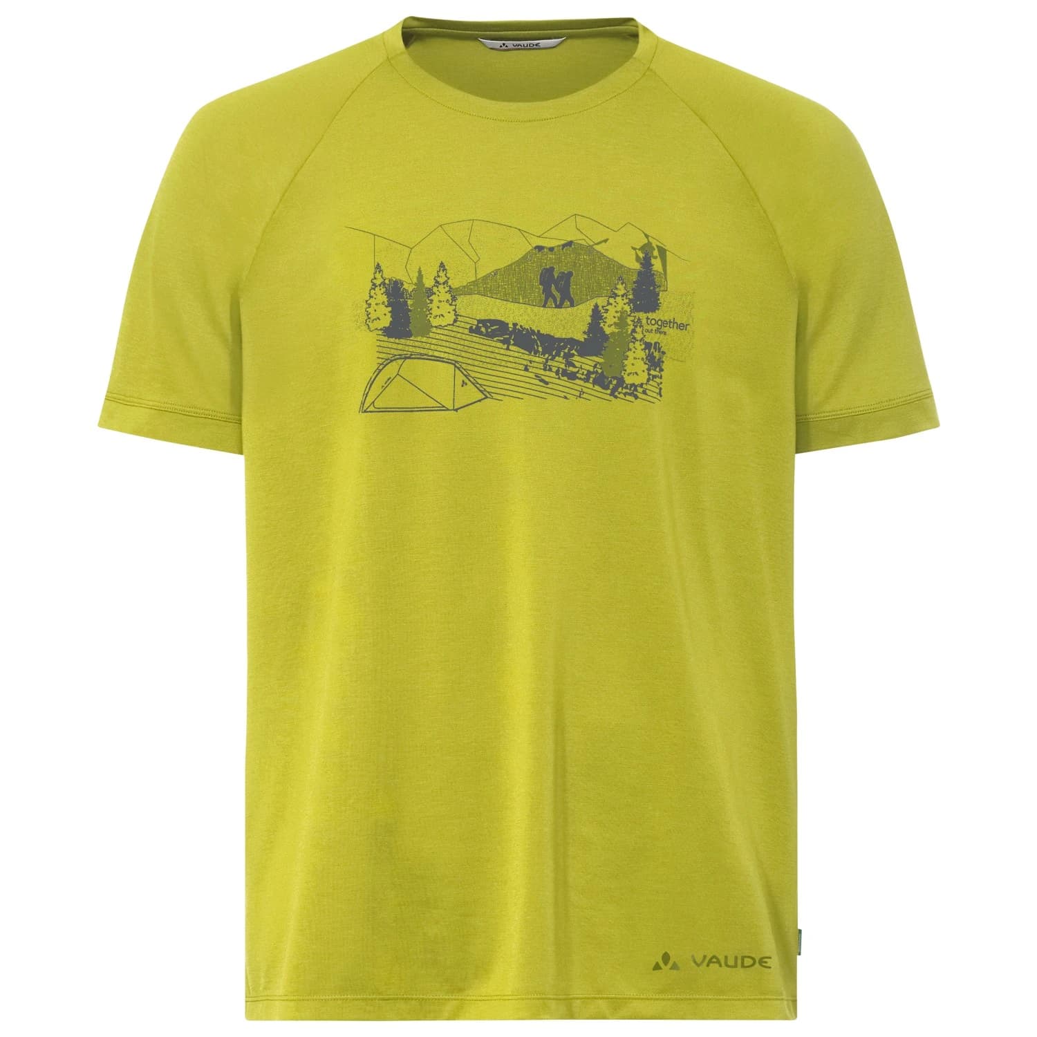 Мъжка тениска Vaude Gleann T-Shirt II T-shirt - Light Leaf